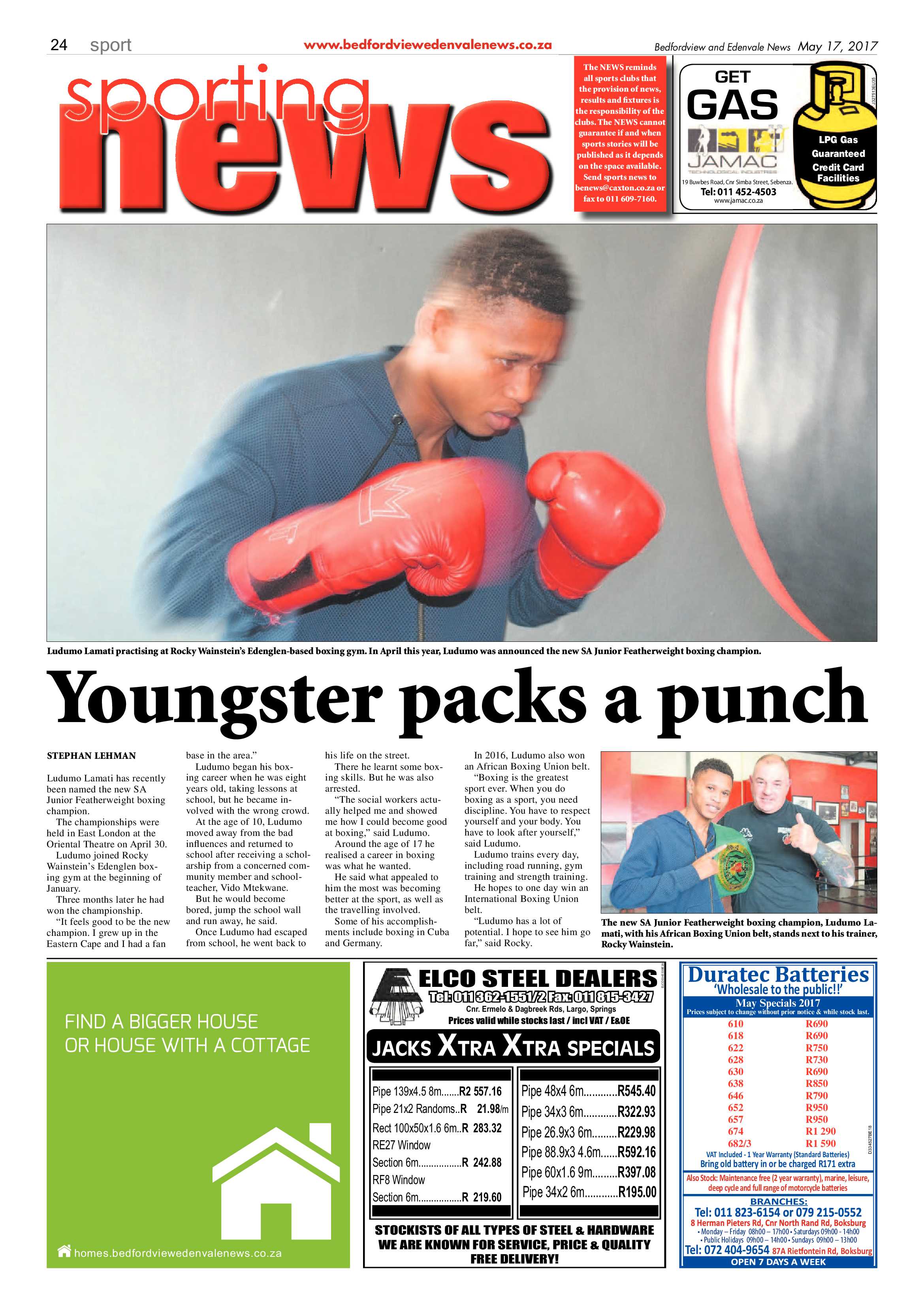 Bedfordview and Edenvale News 17 May 2017 page 24