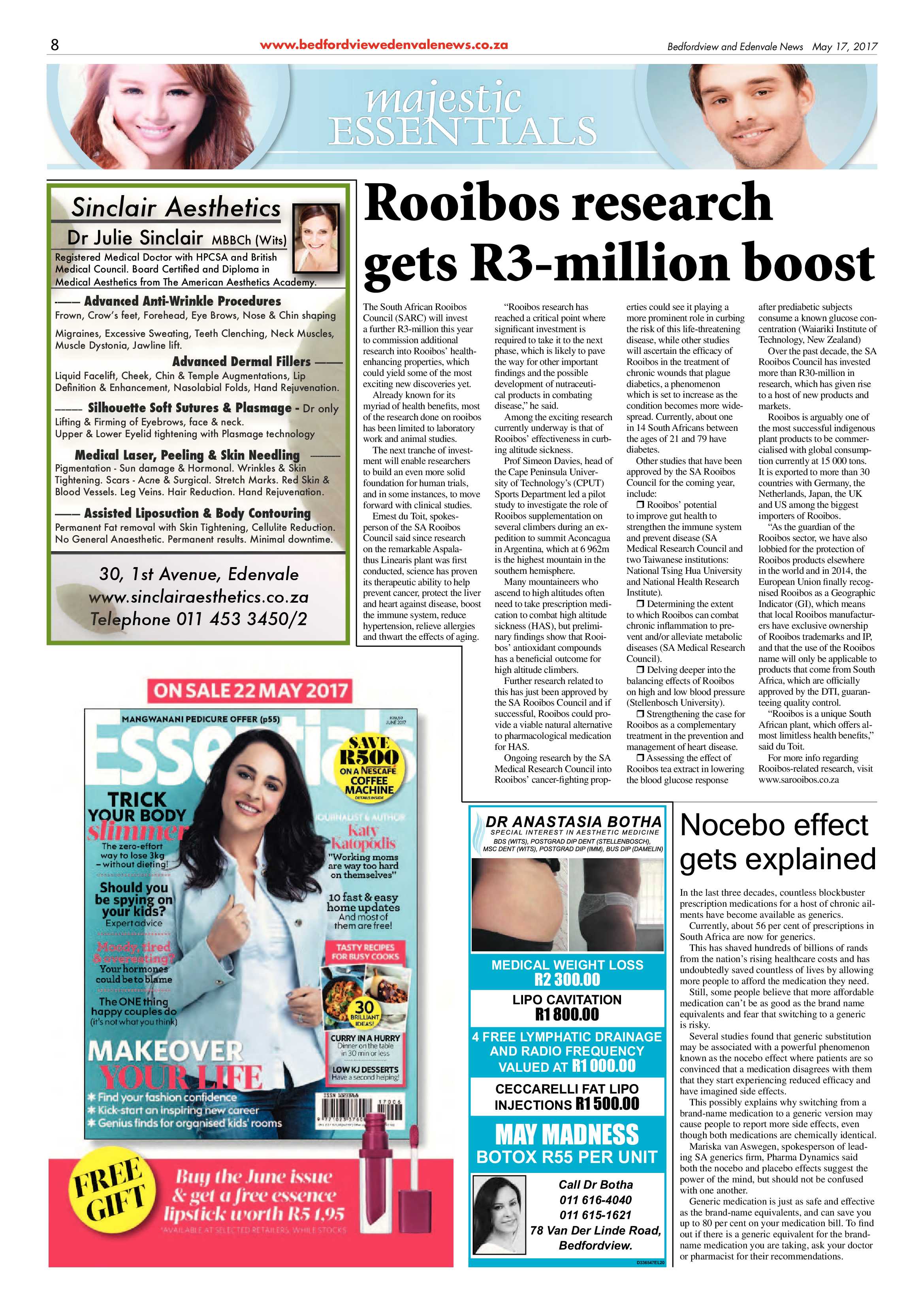 Bedfordview and Edenvale News 17 May 2017 page 8