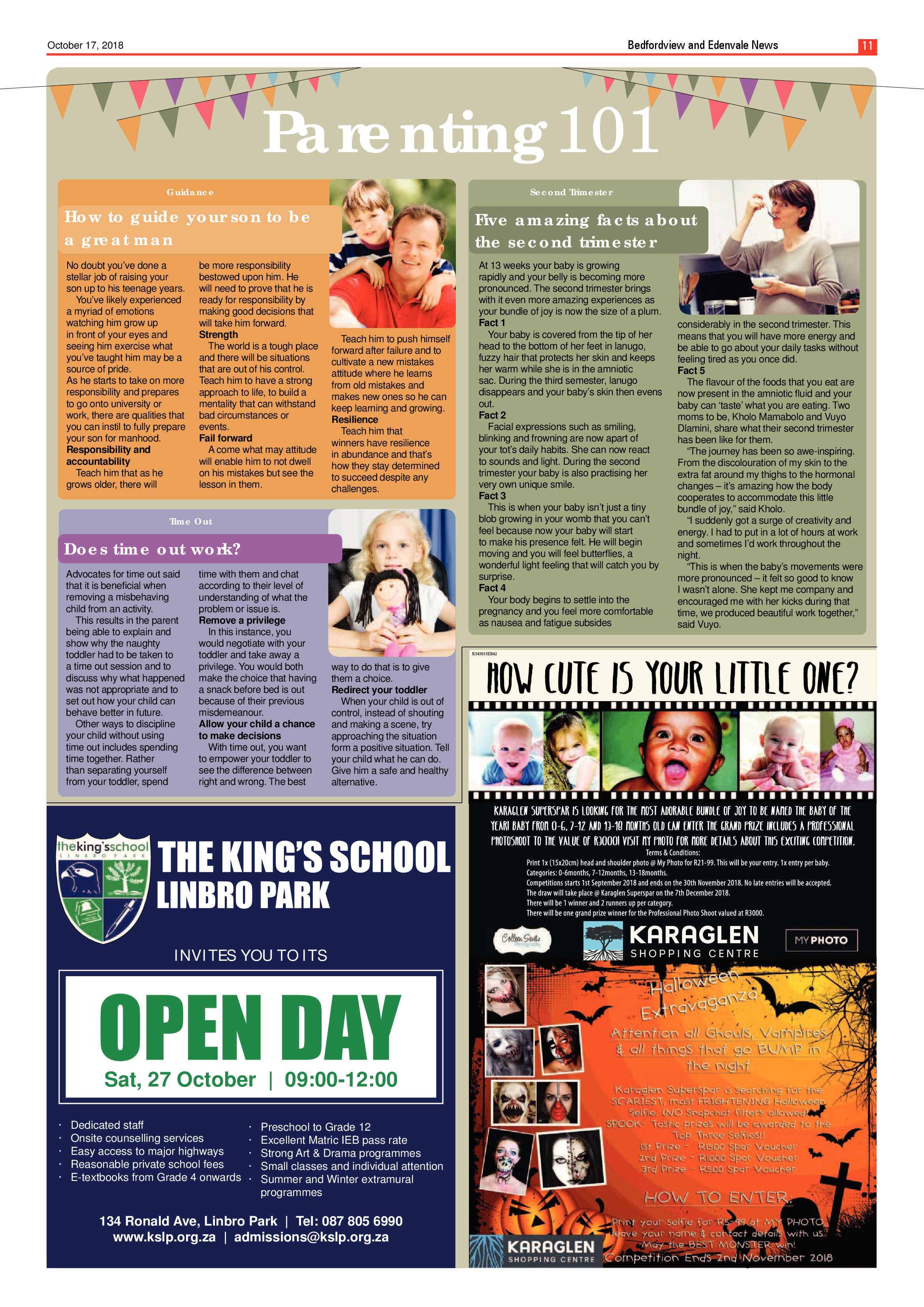 Bedfordview and Edenvale News 17 October  2018 page 11