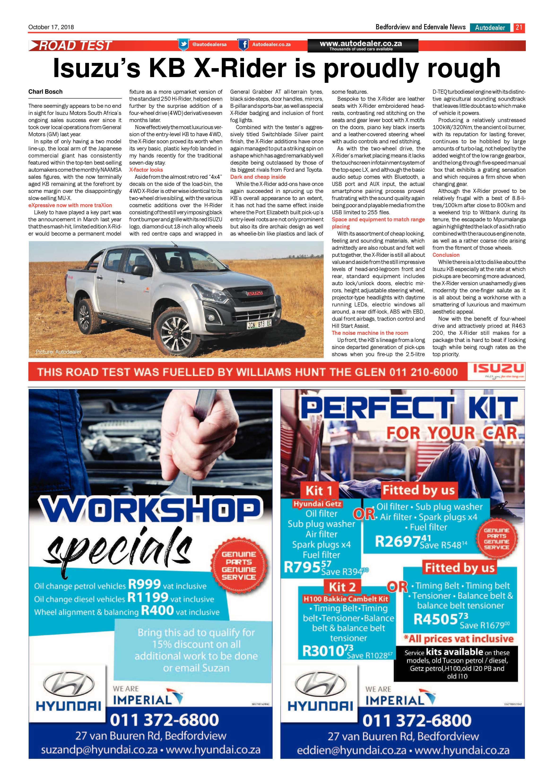 Bedfordview and Edenvale News 17 October  2018 page 21