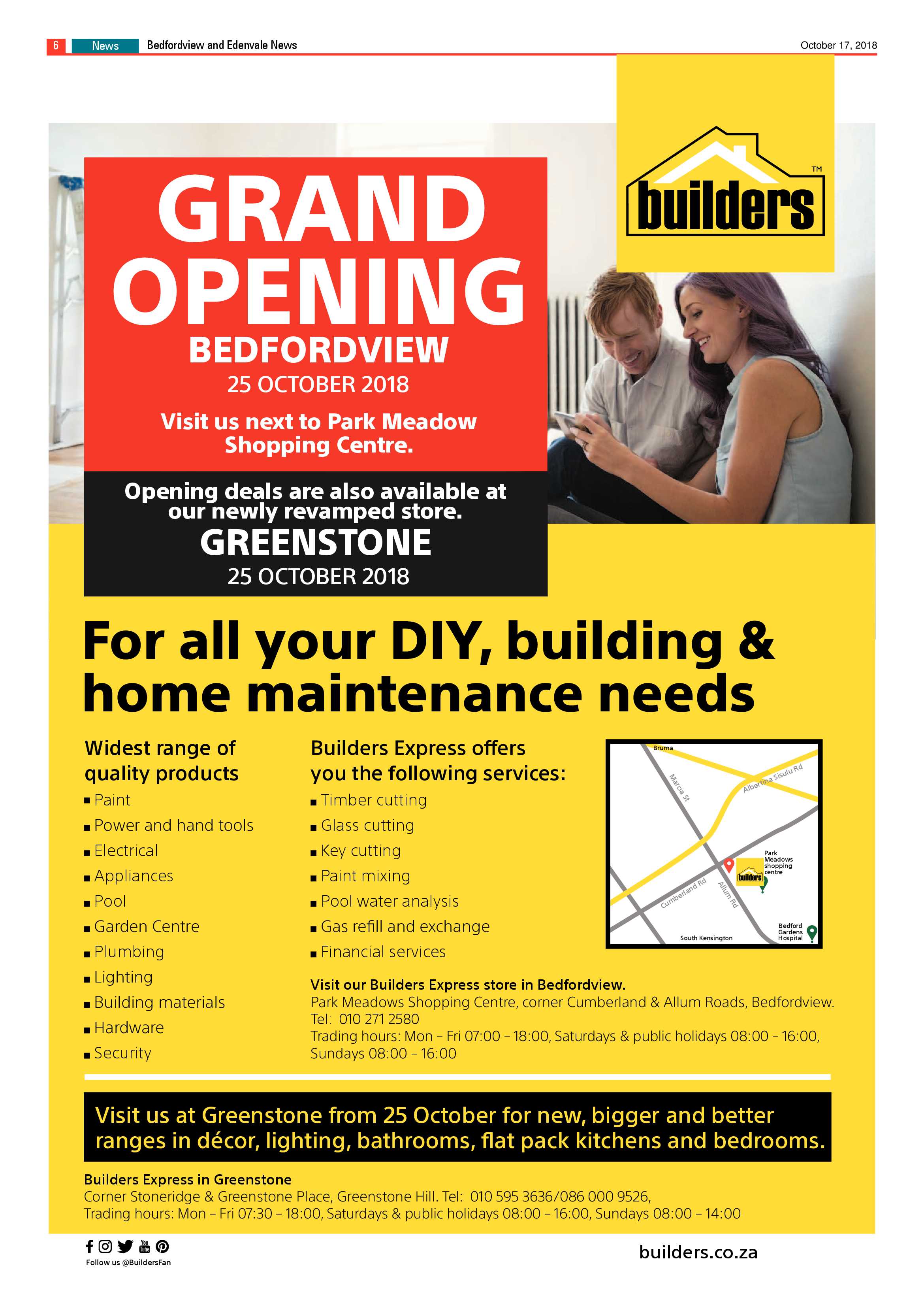 Bedfordview and Edenvale News 17 October  2018 page 6