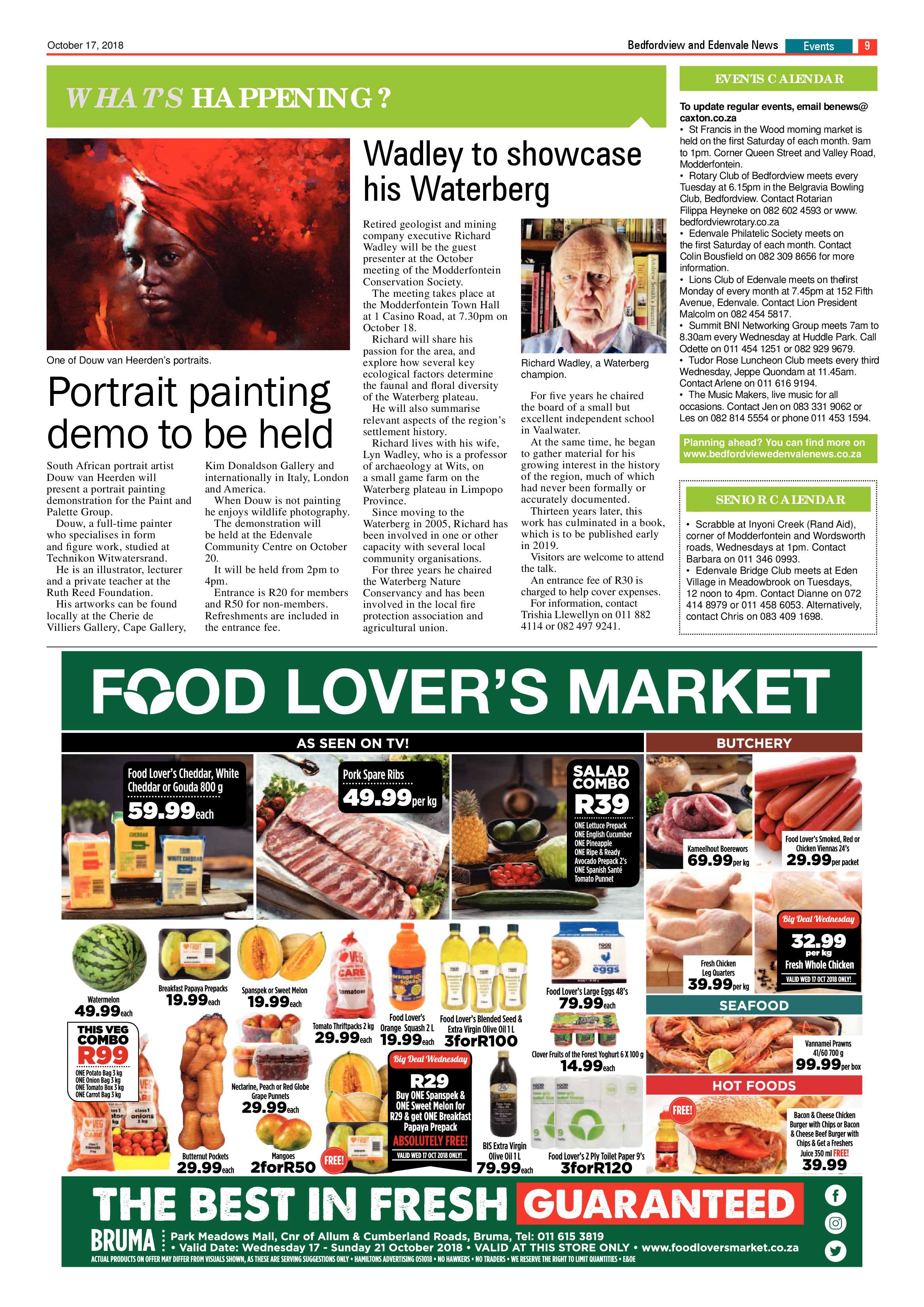 Bedfordview and Edenvale News 17 October  2018 page 9