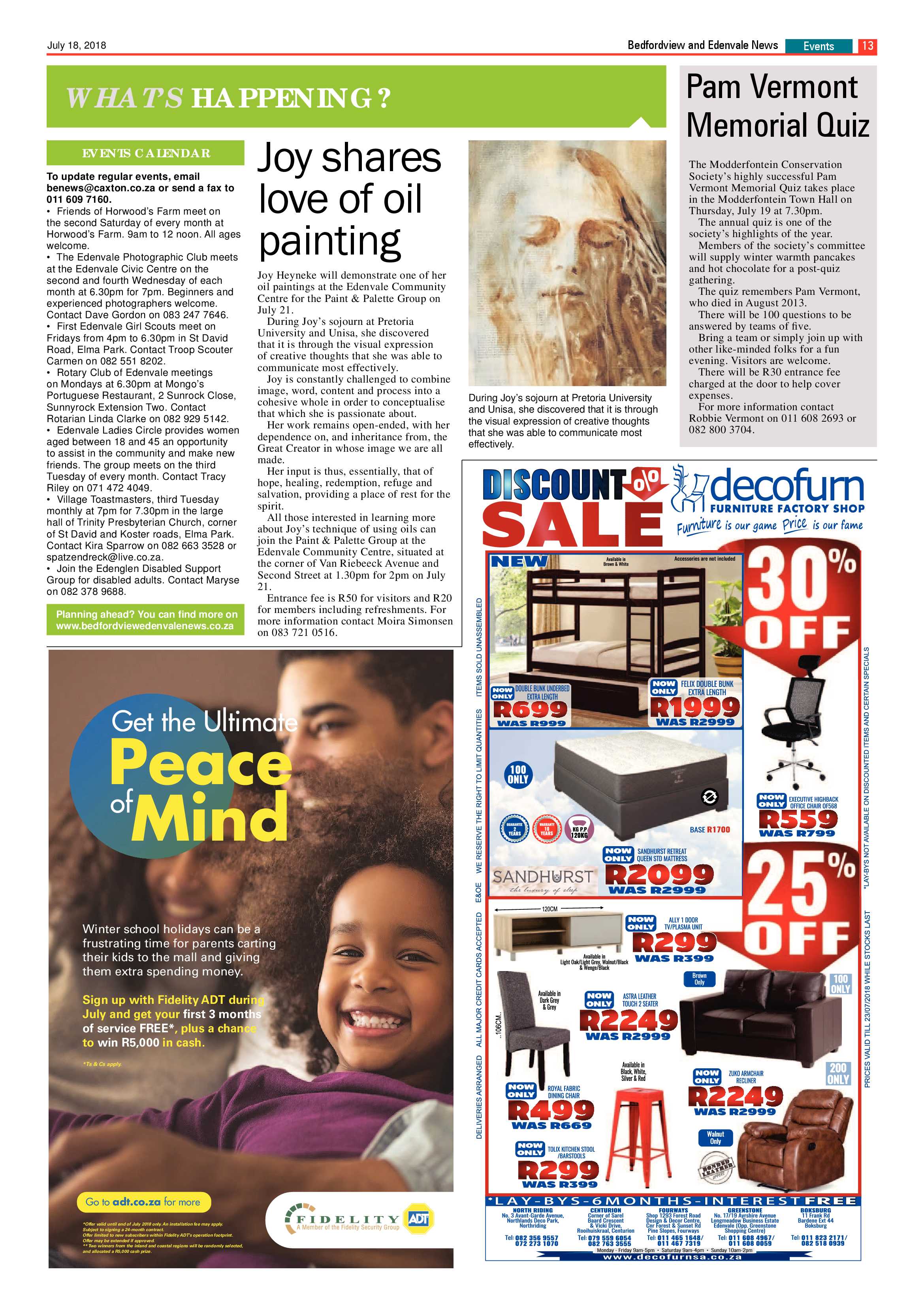 Bedfordview and Edenvale News 18July 2018 page 13