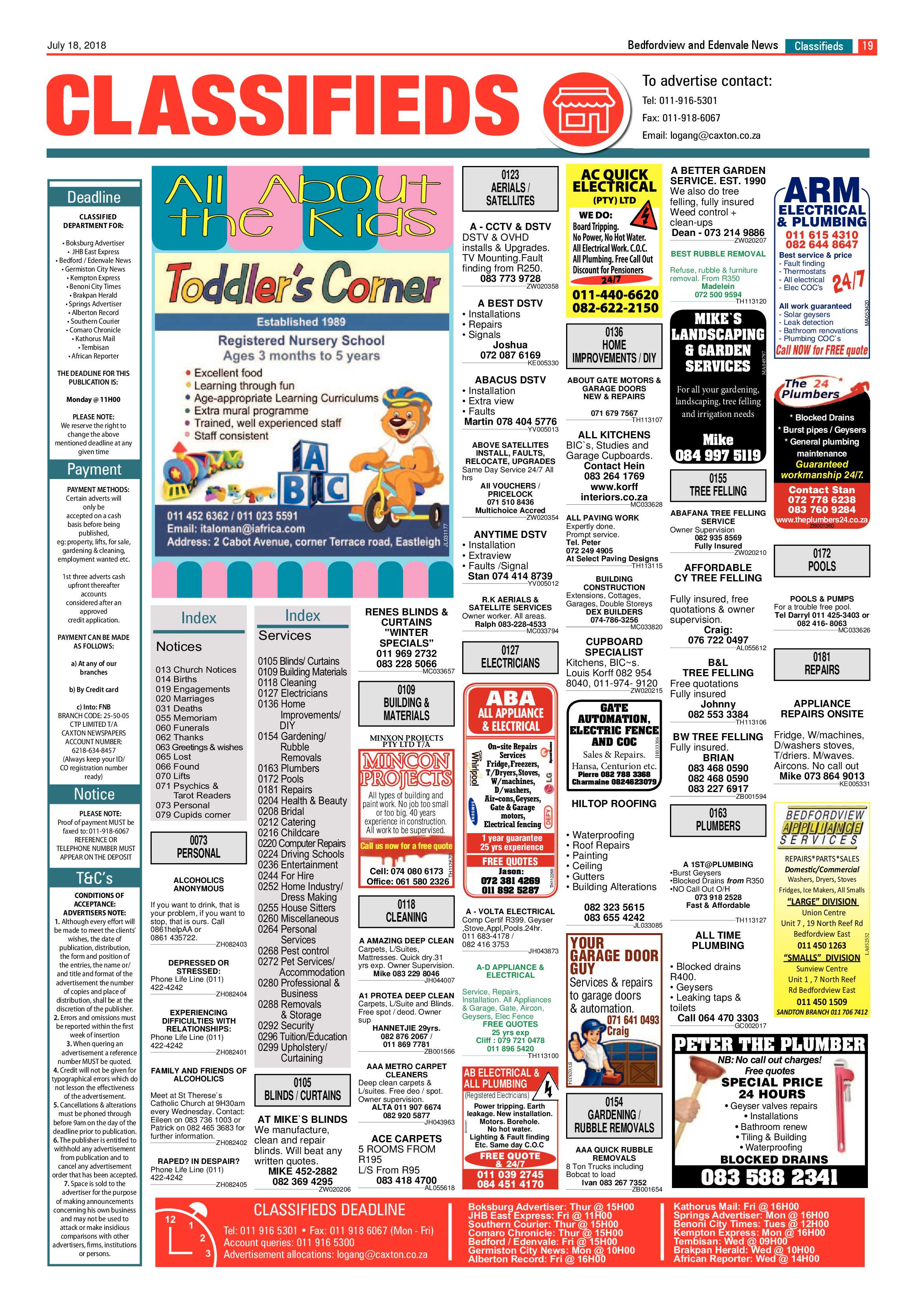 Bedfordview and Edenvale News 18July 2018 page 19