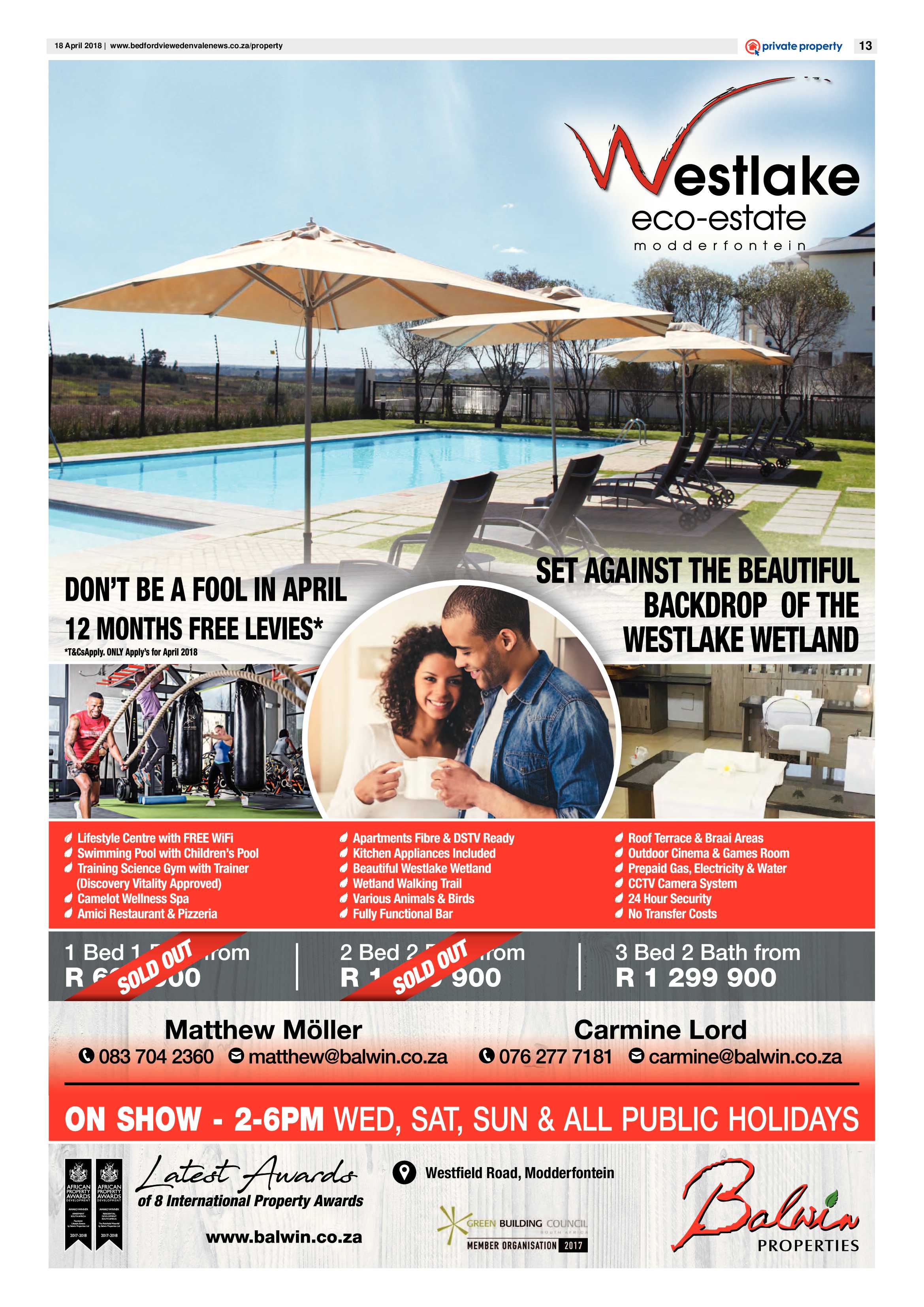 Bedfordview and Edenvale News 18 April 2018 page 13