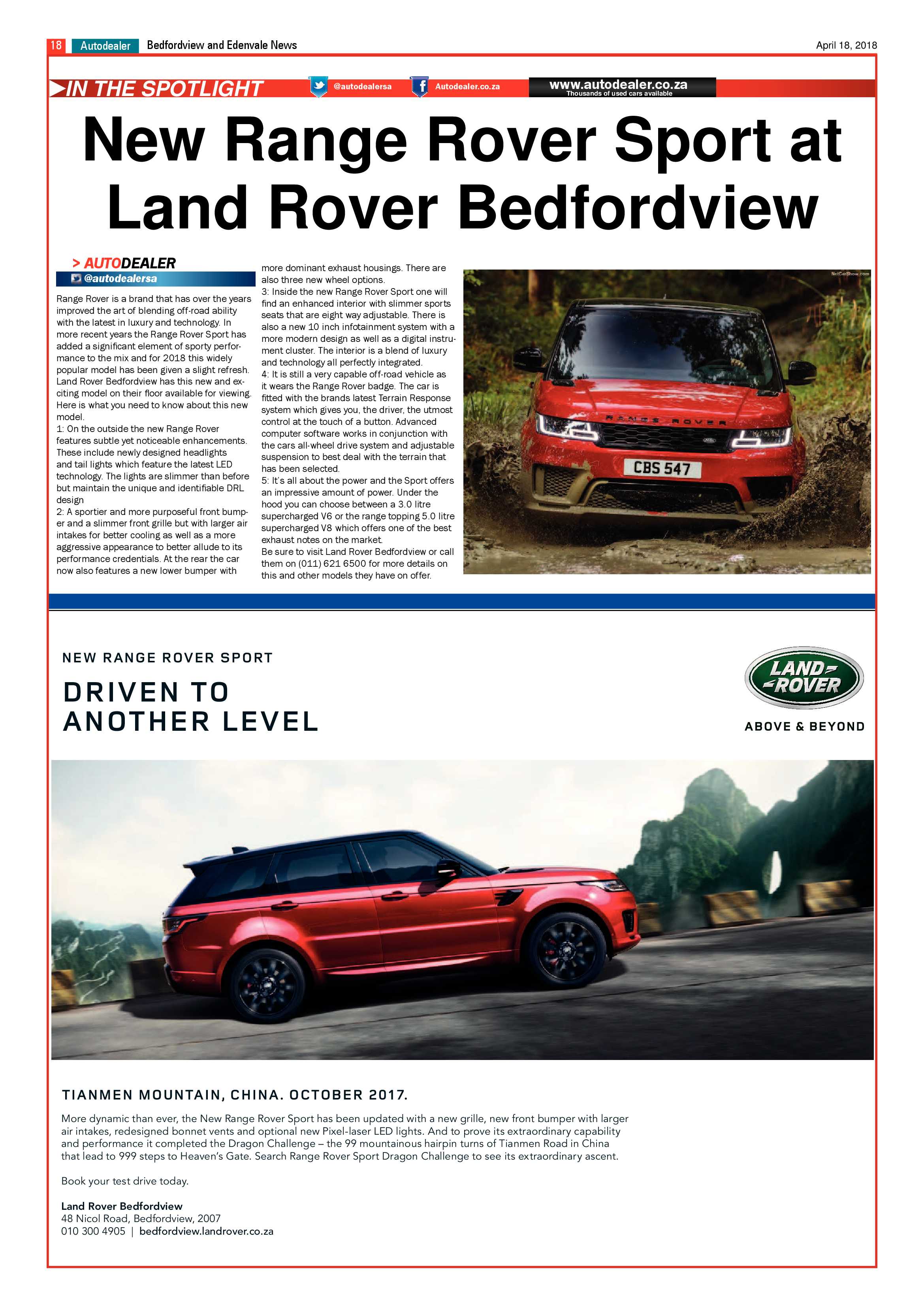 Bedfordview and Edenvale News 18 April 2018 page 18