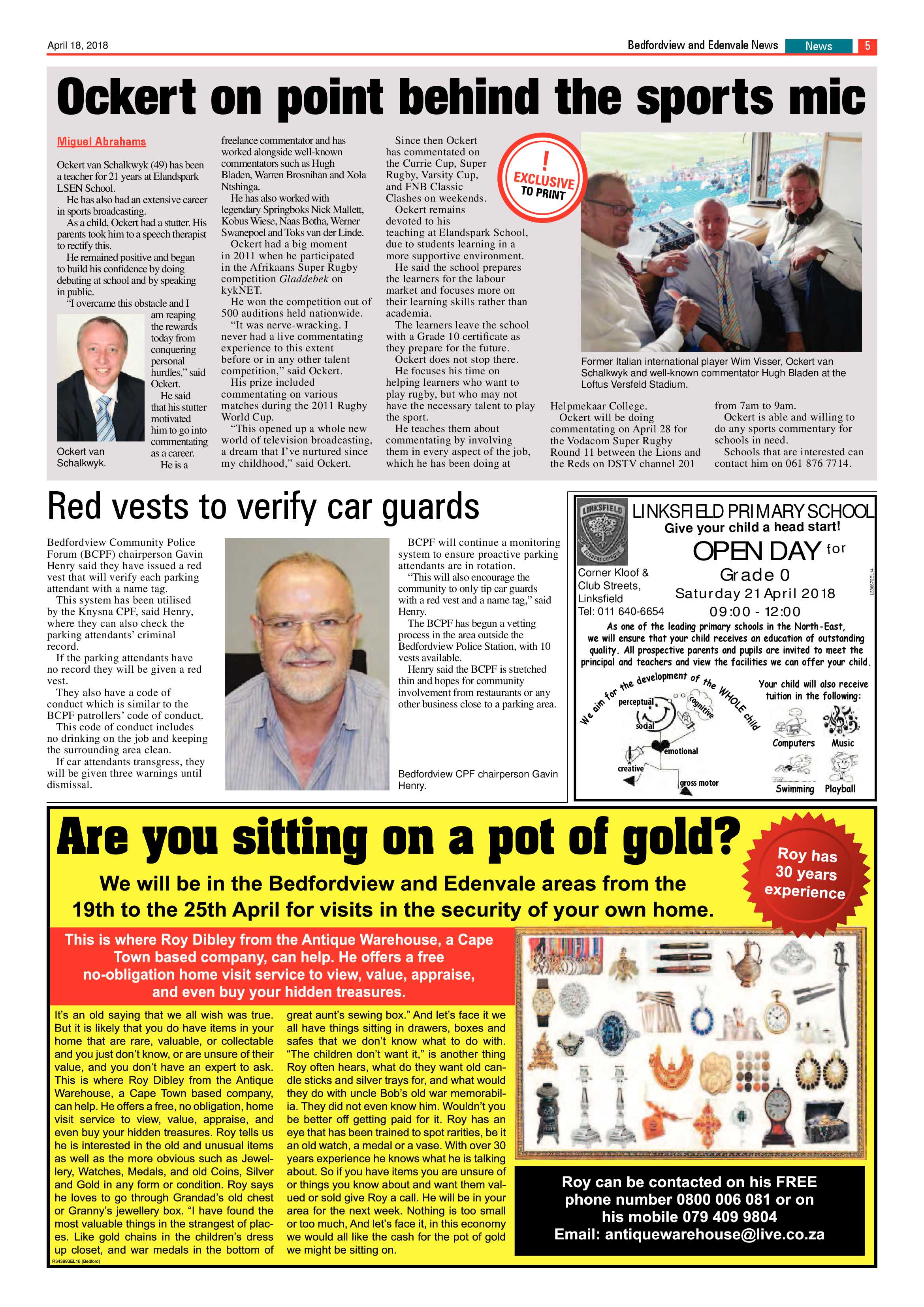 Bedfordview and Edenvale News 18 April 2018 page 5