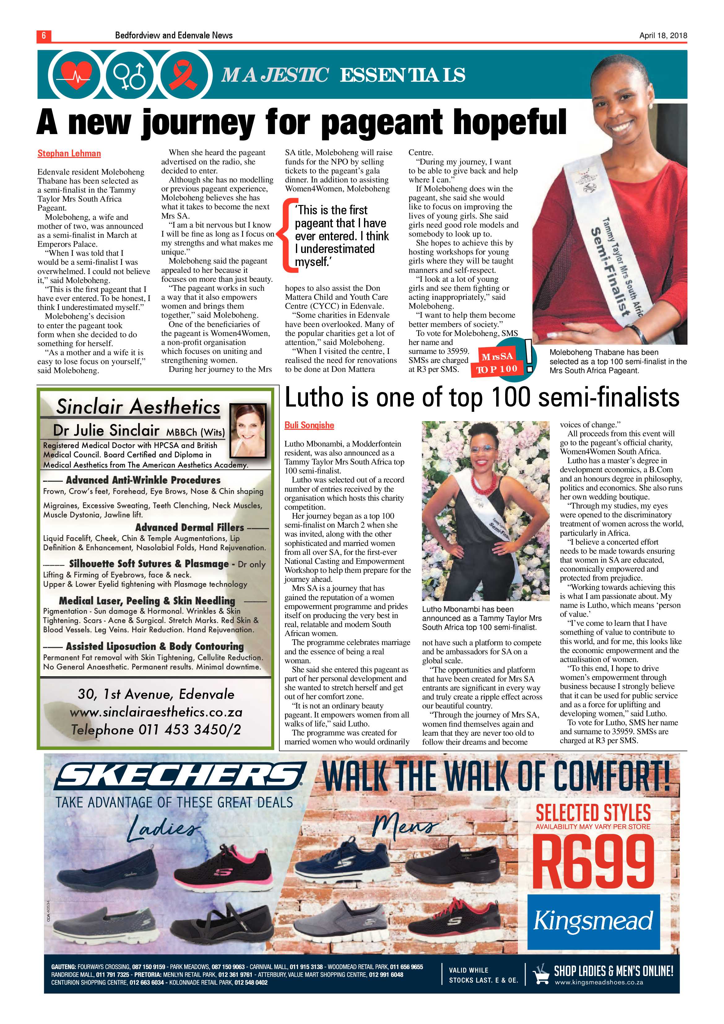 Bedfordview and Edenvale News 18 April 2018 page 6