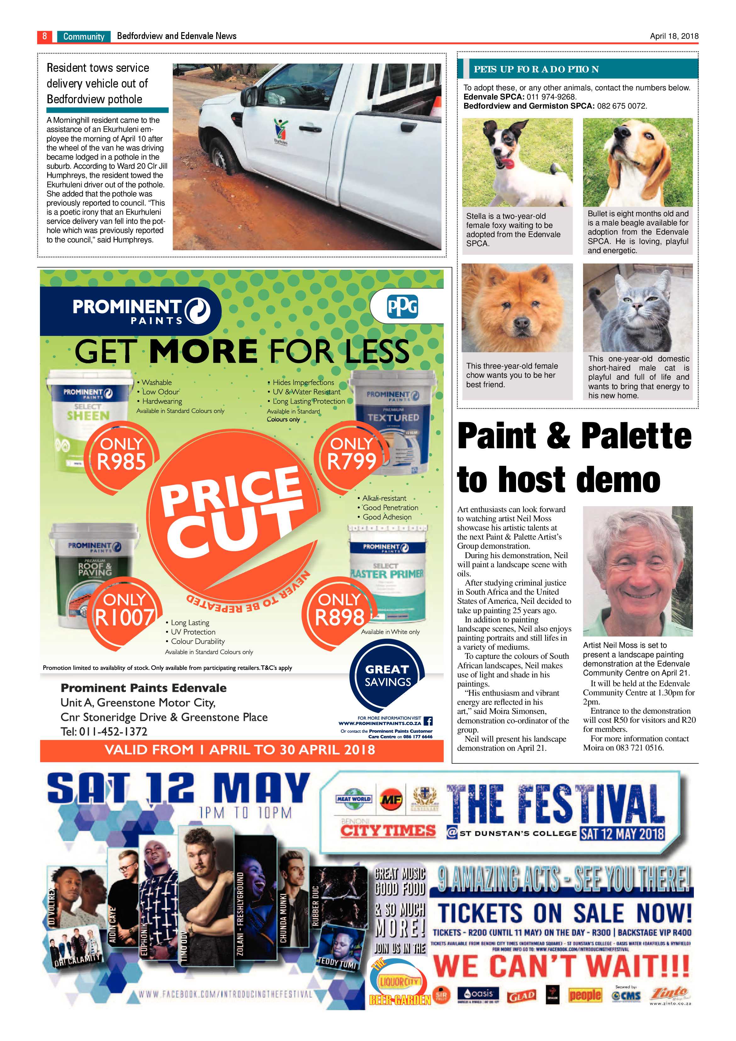 Bedfordview and Edenvale News 18 April 2018 page 8