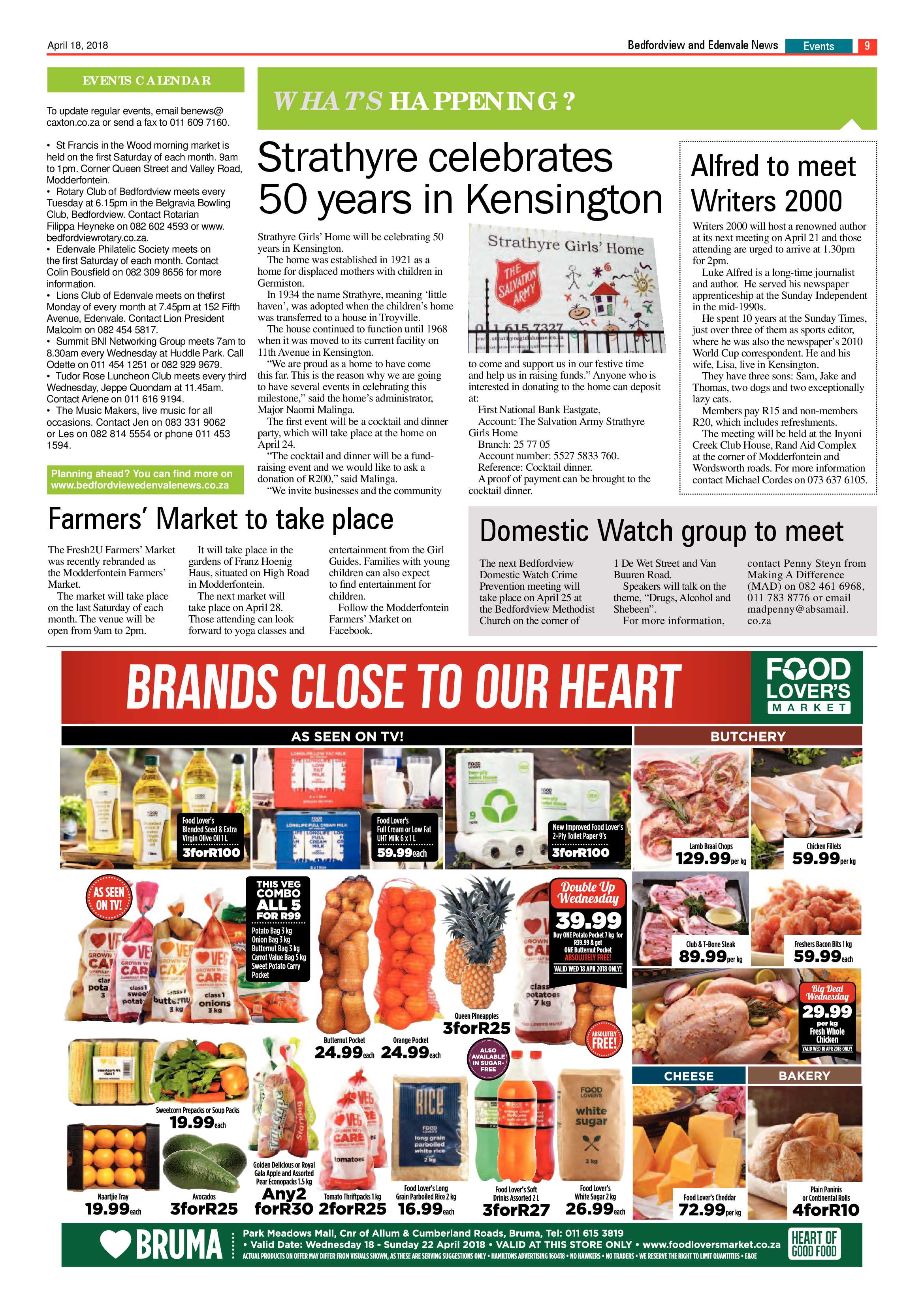 Bedfordview and Edenvale News 18 April 2018 page 9