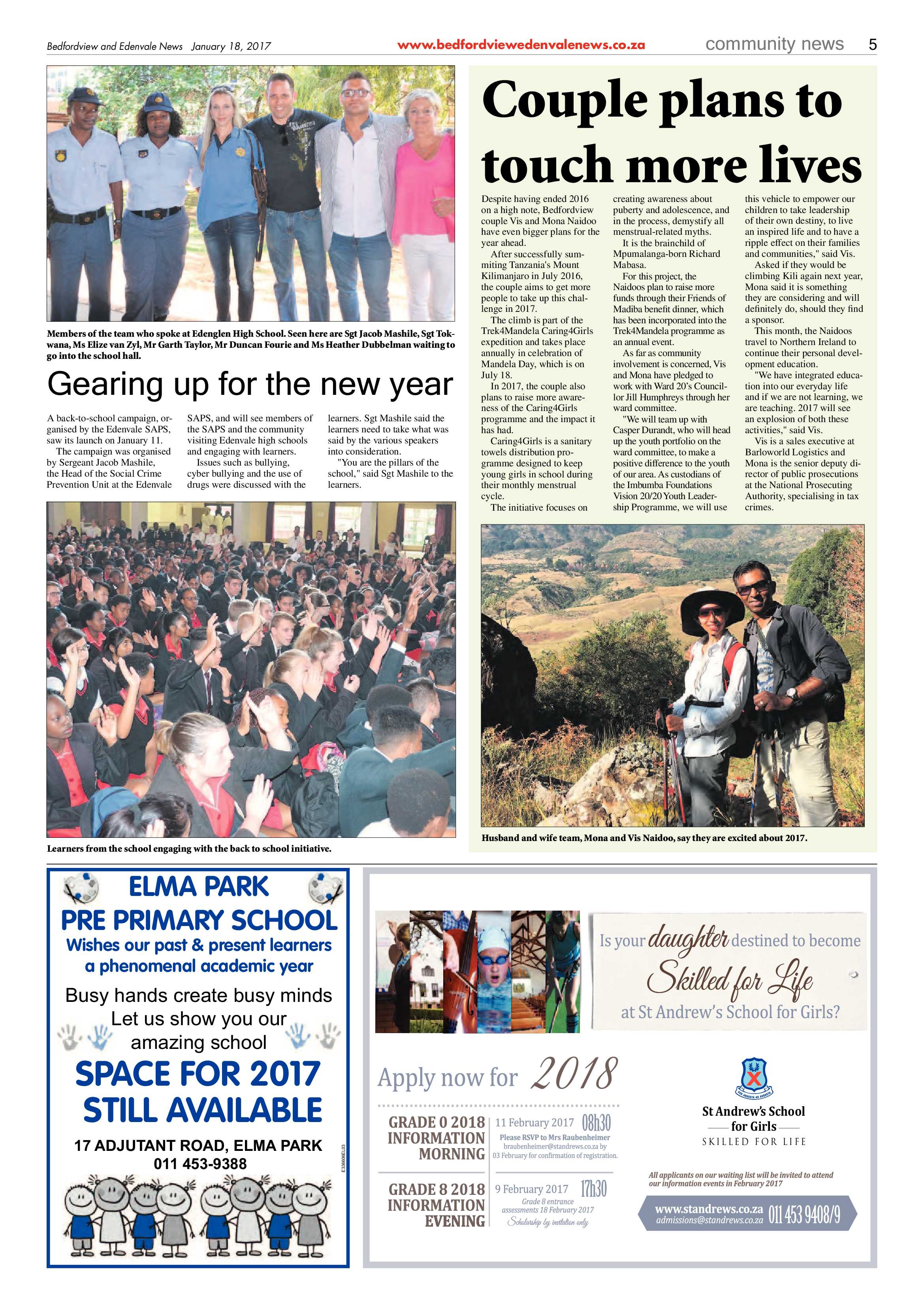 Bedfordview and Edenvale News 18 January 2017 page 5