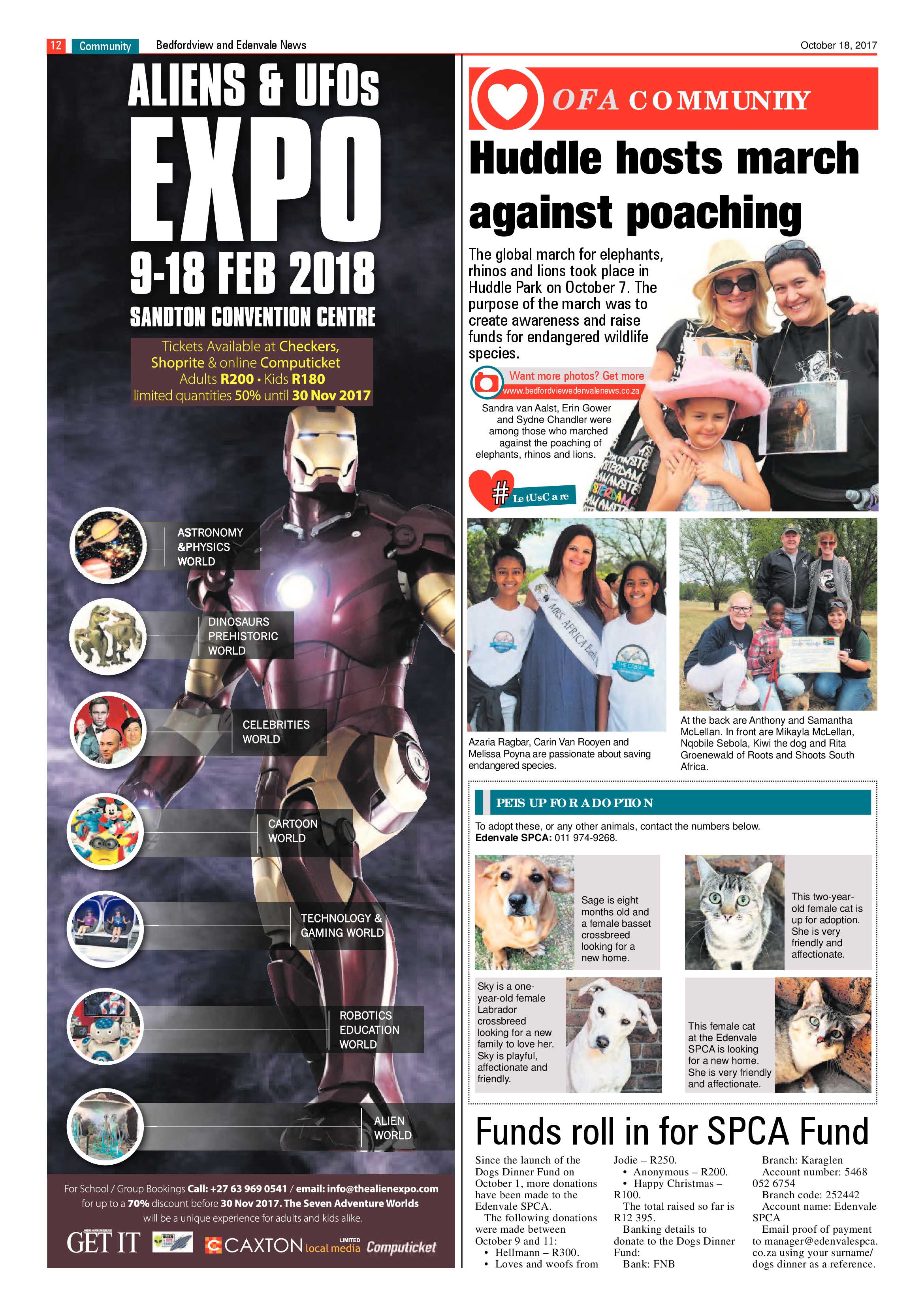 Bedfordview and Edenvale News 18 October 2017 page 12