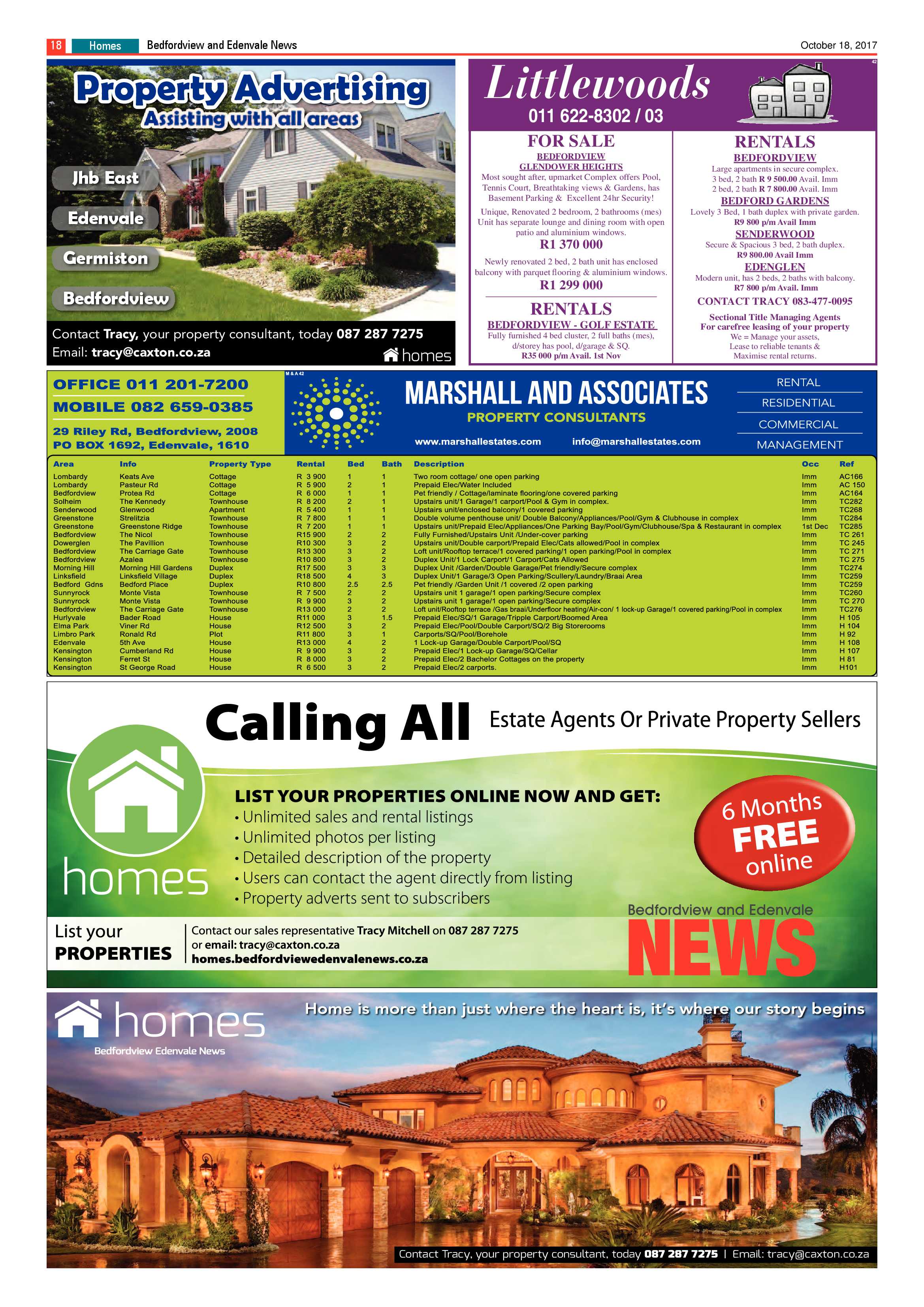 Bedfordview and Edenvale News 18 October 2017 page 18