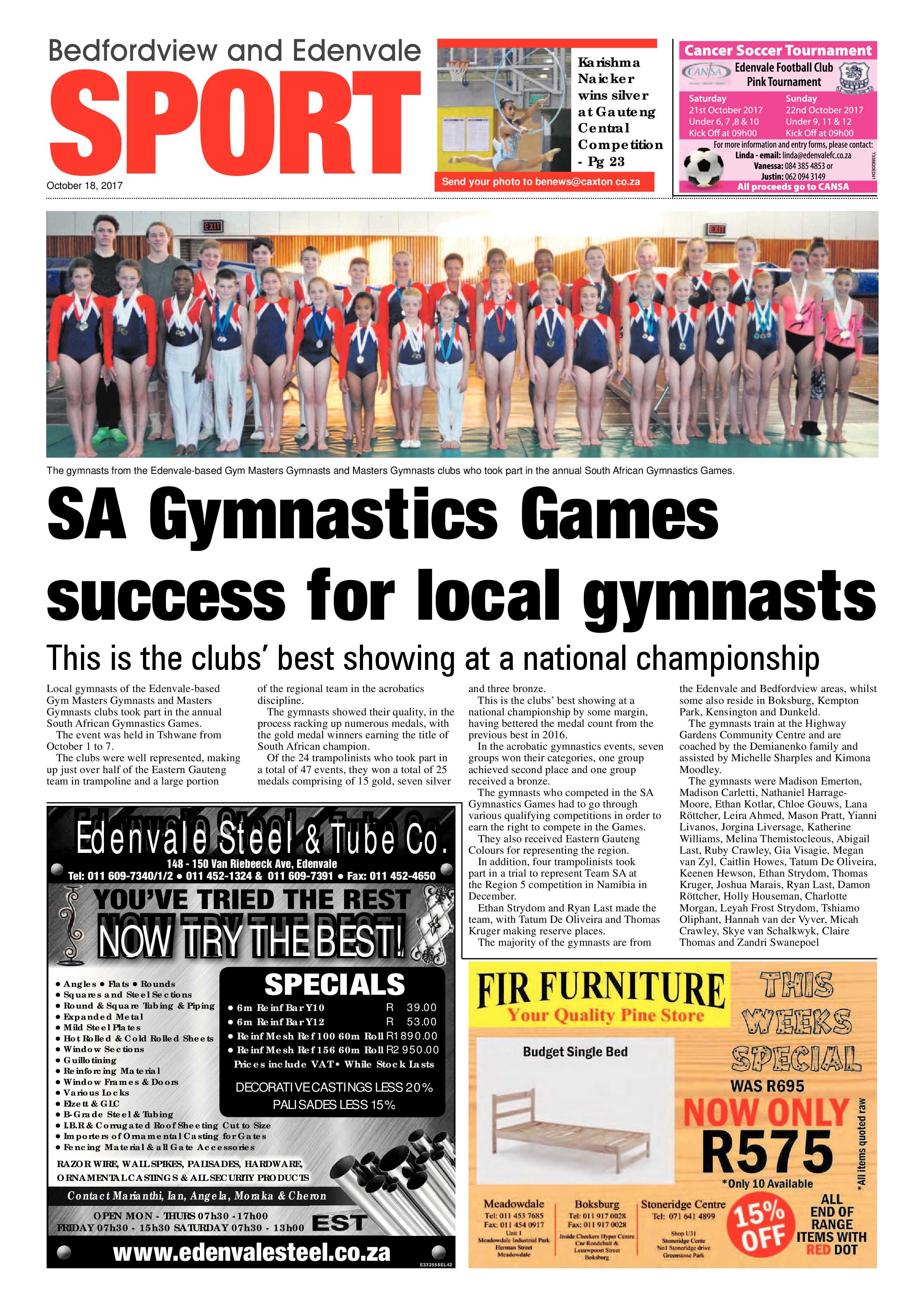 Bedfordview and Edenvale News 18 October 2017 page 24