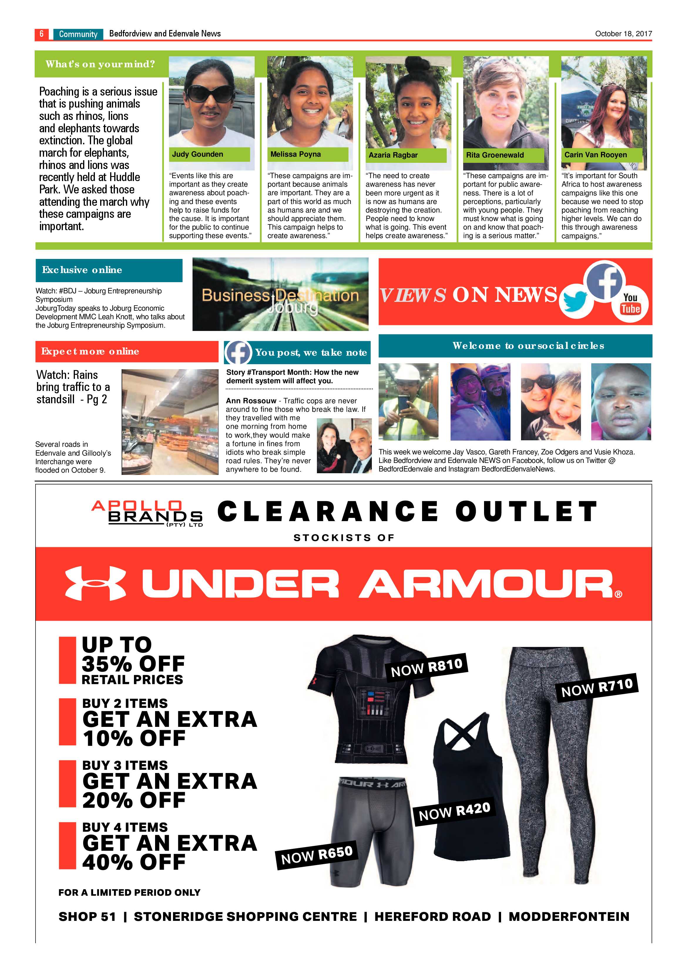 Bedfordview and Edenvale News 18 October 2017 page 6