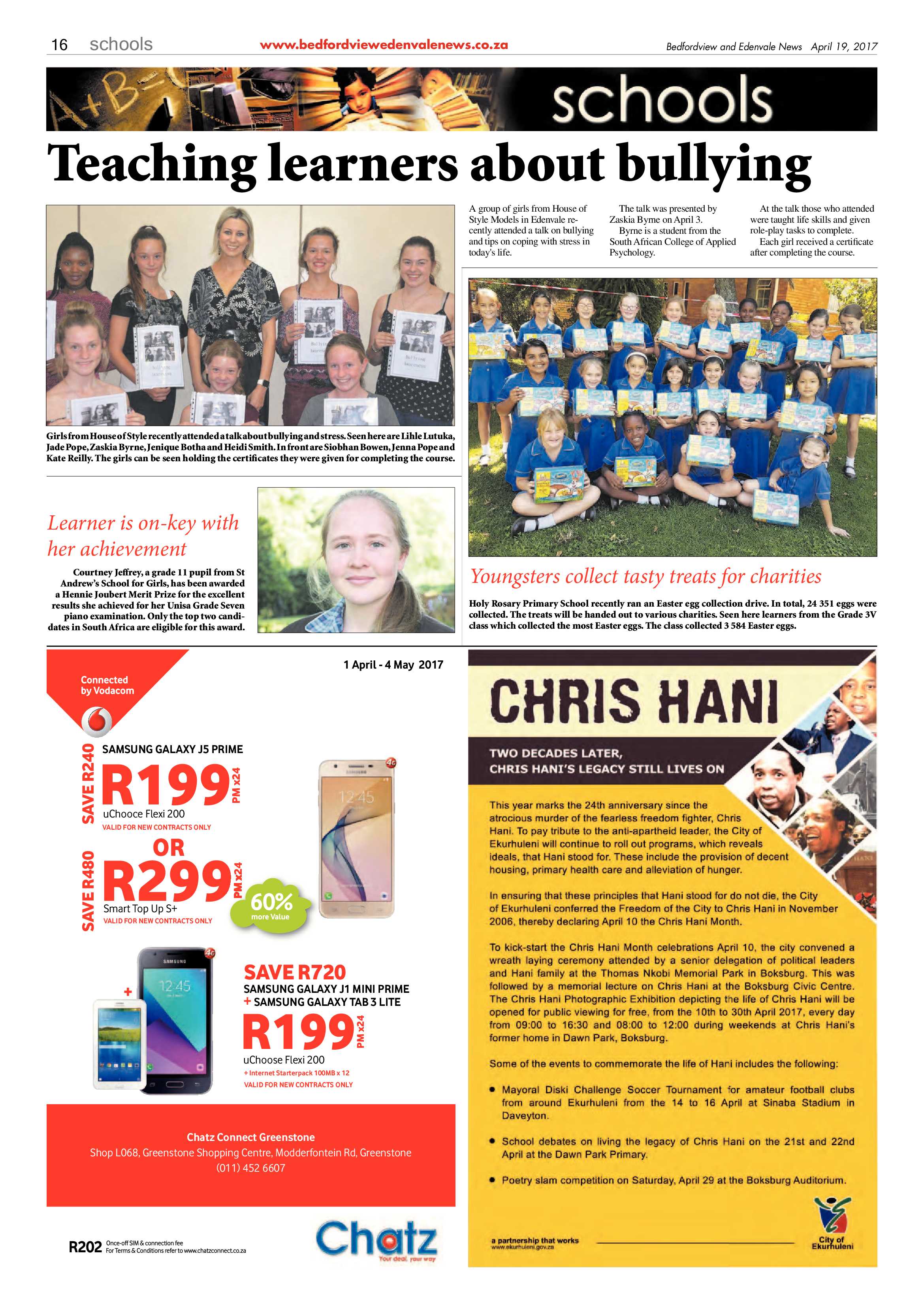 Bedfordview and Edenvale News 19 April 2017 page 16