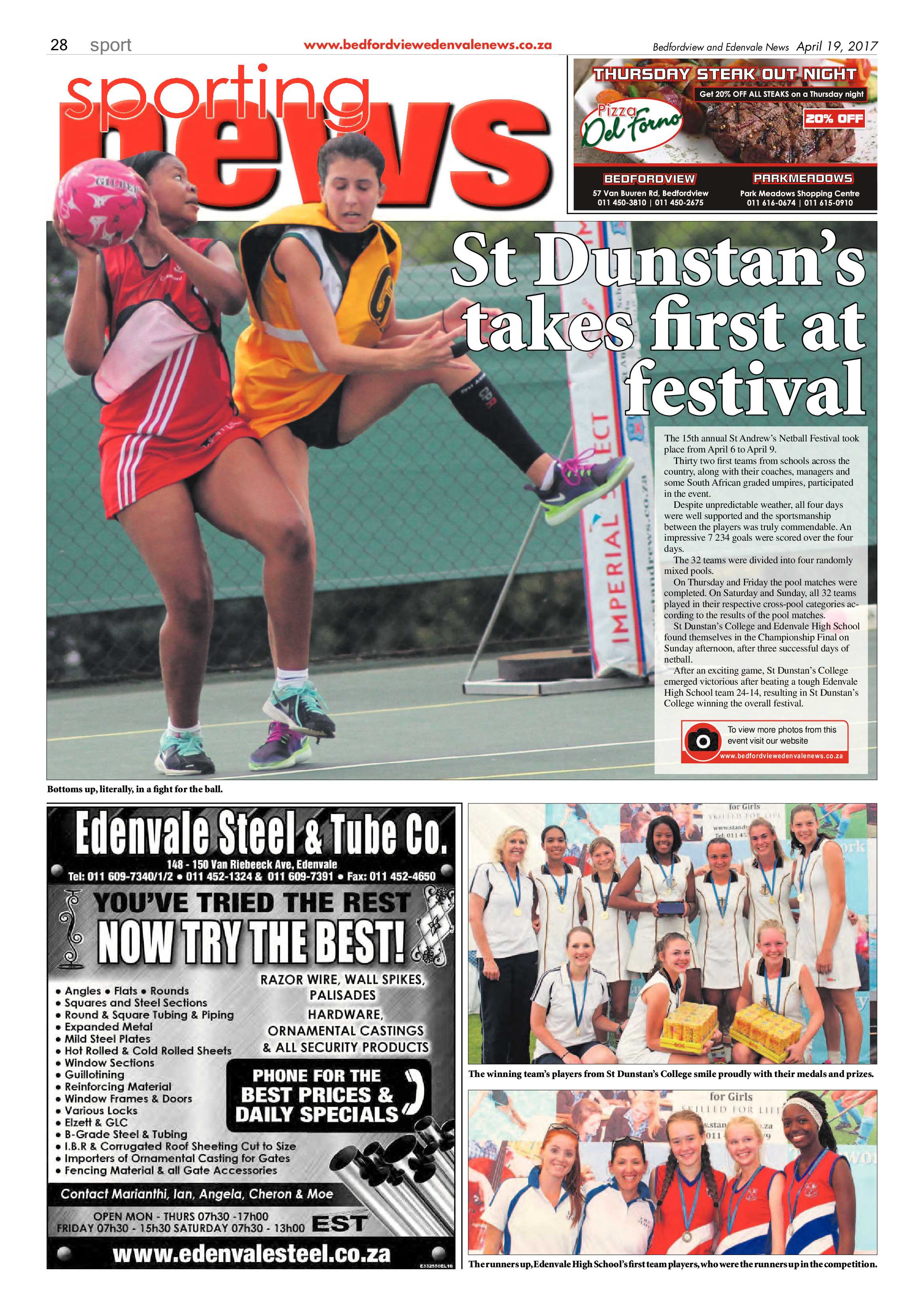 Bedfordview and Edenvale News 19 April 2017 page 28