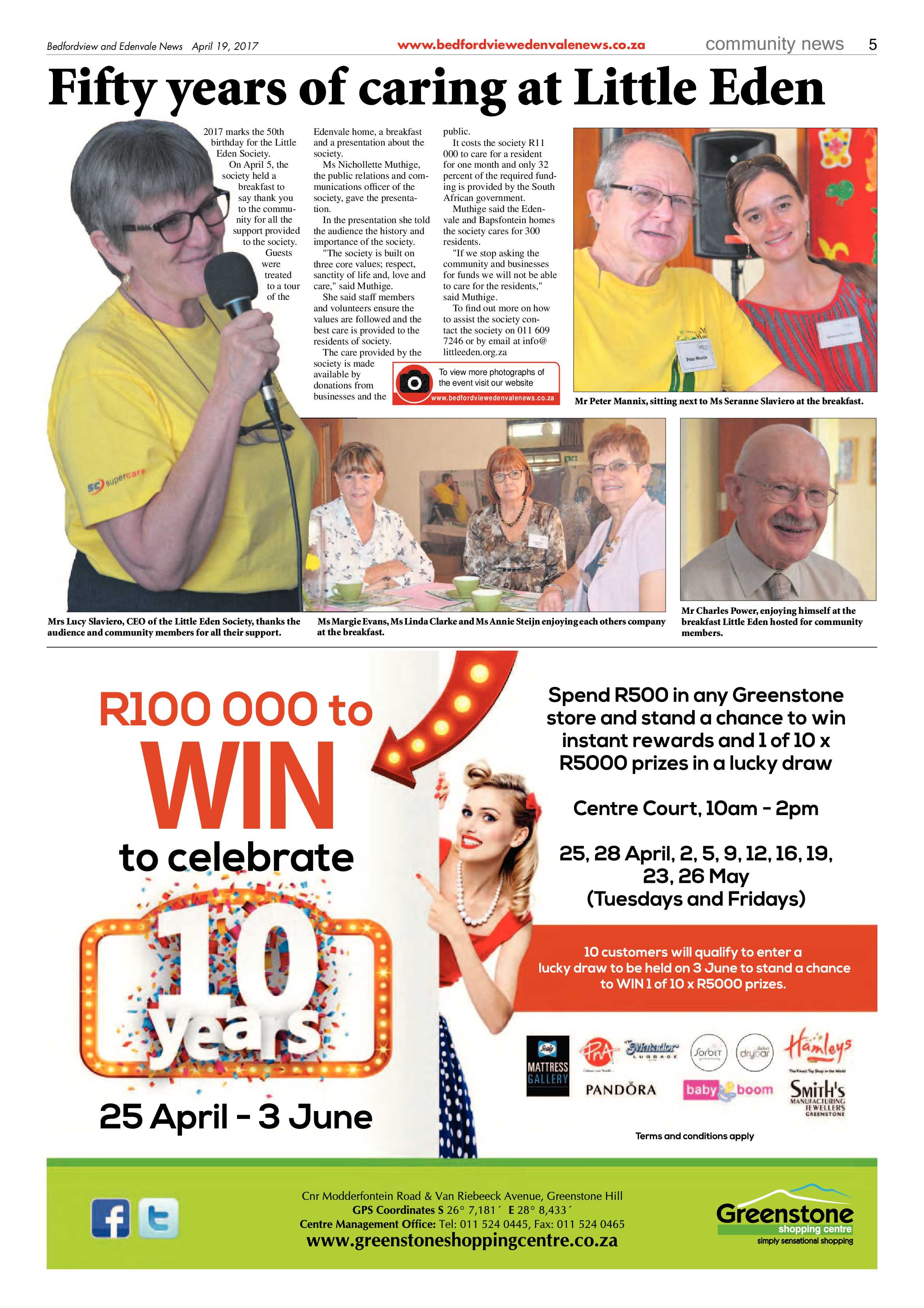 Bedfordview and Edenvale News 19 April 2017 page 5