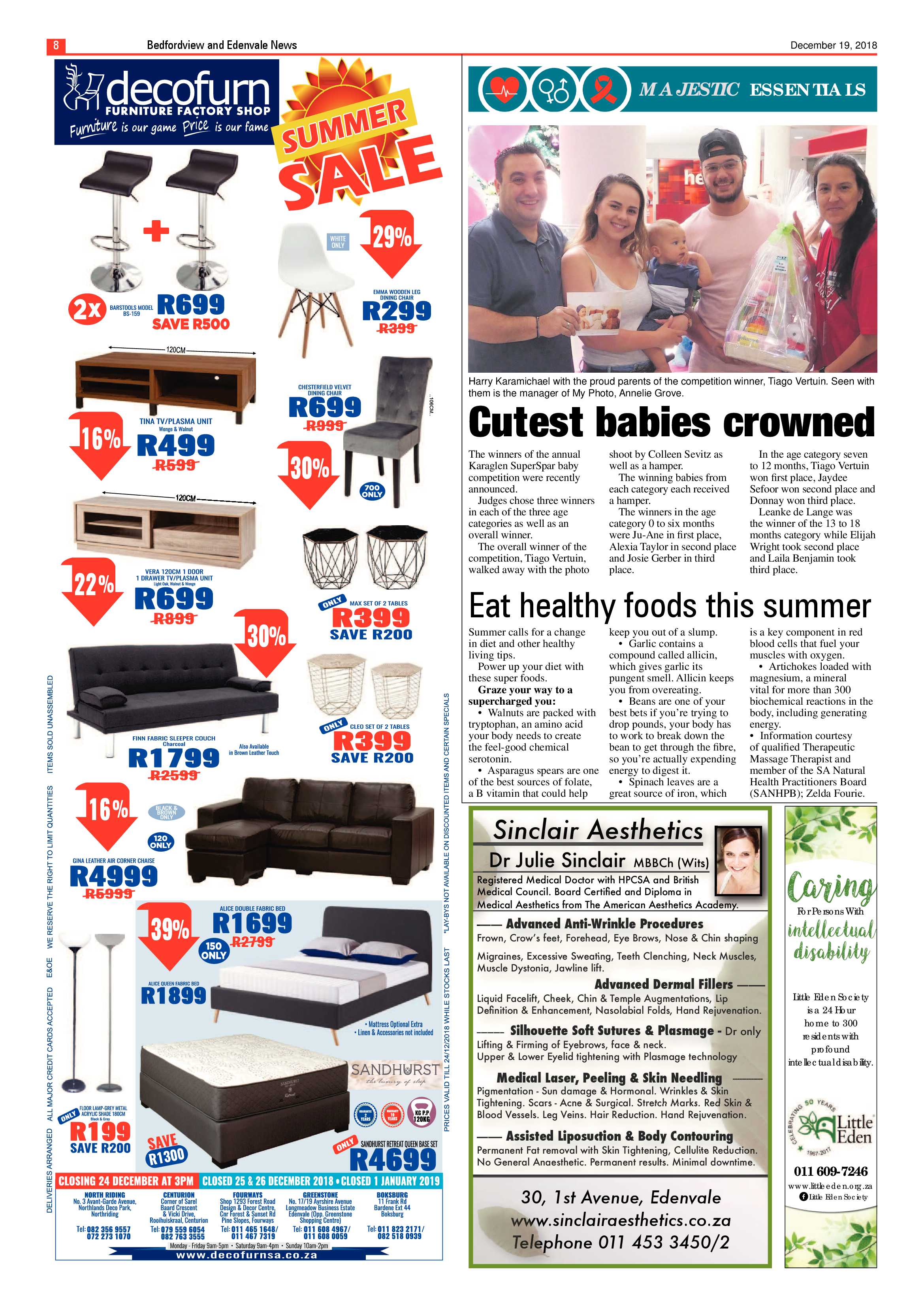 Bedfordview and Edenvale News 19 December 2018 page 8