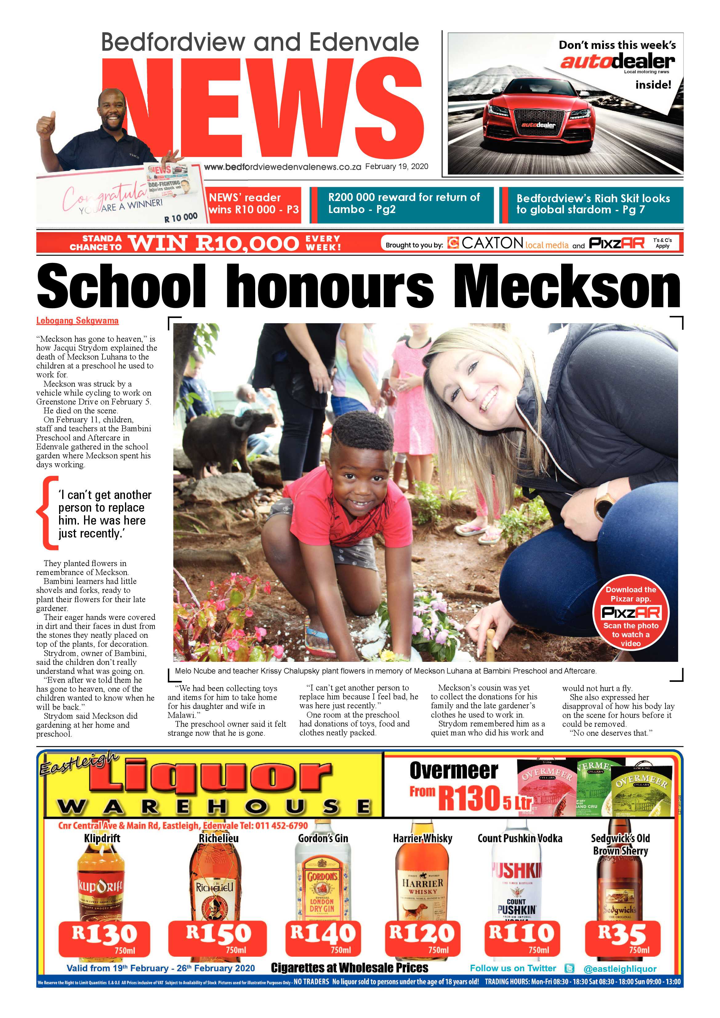 Bedfordview and Edenvale News 19 February 2020 page 1