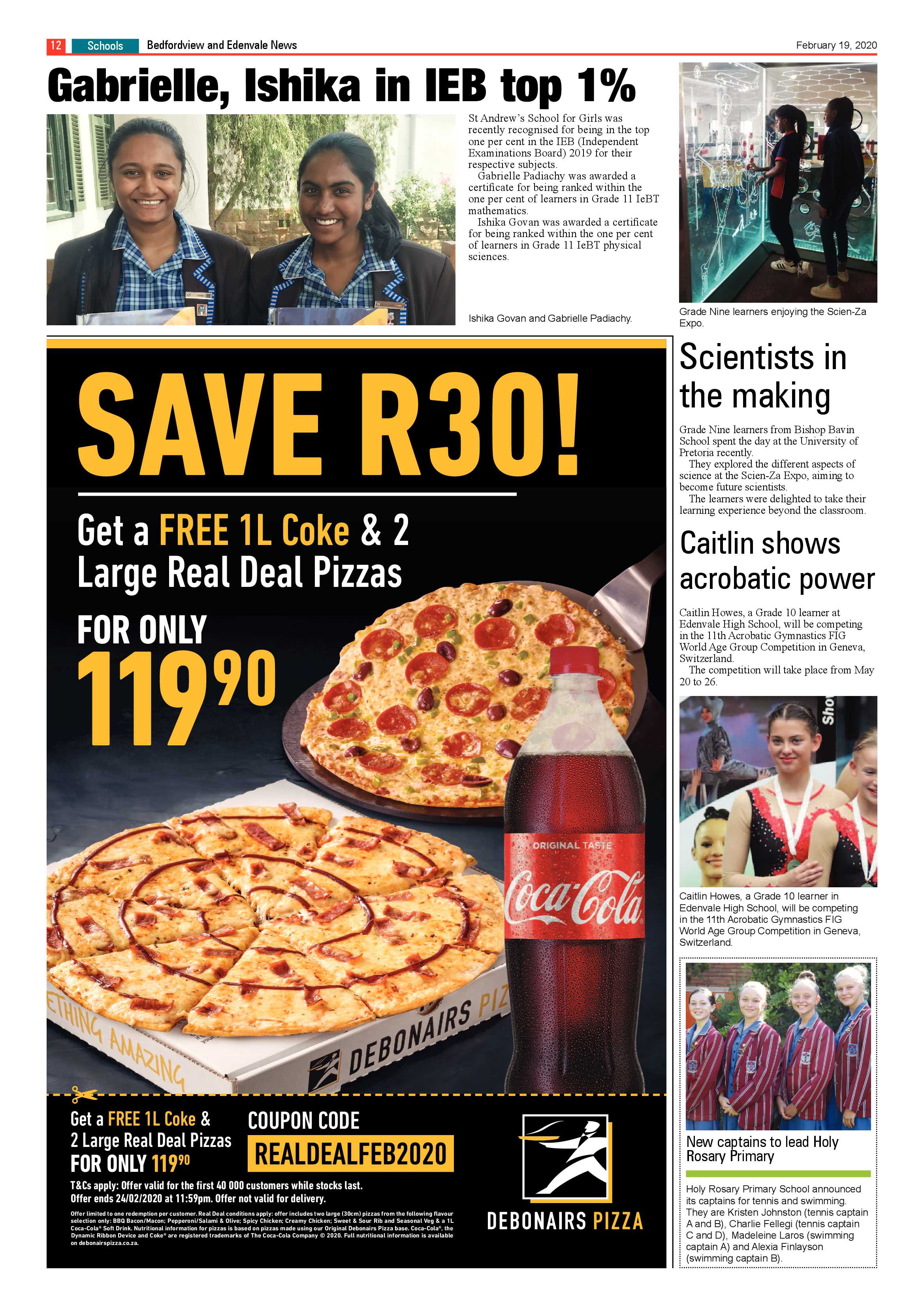 Bedfordview and Edenvale News 19 February 2020 page 12