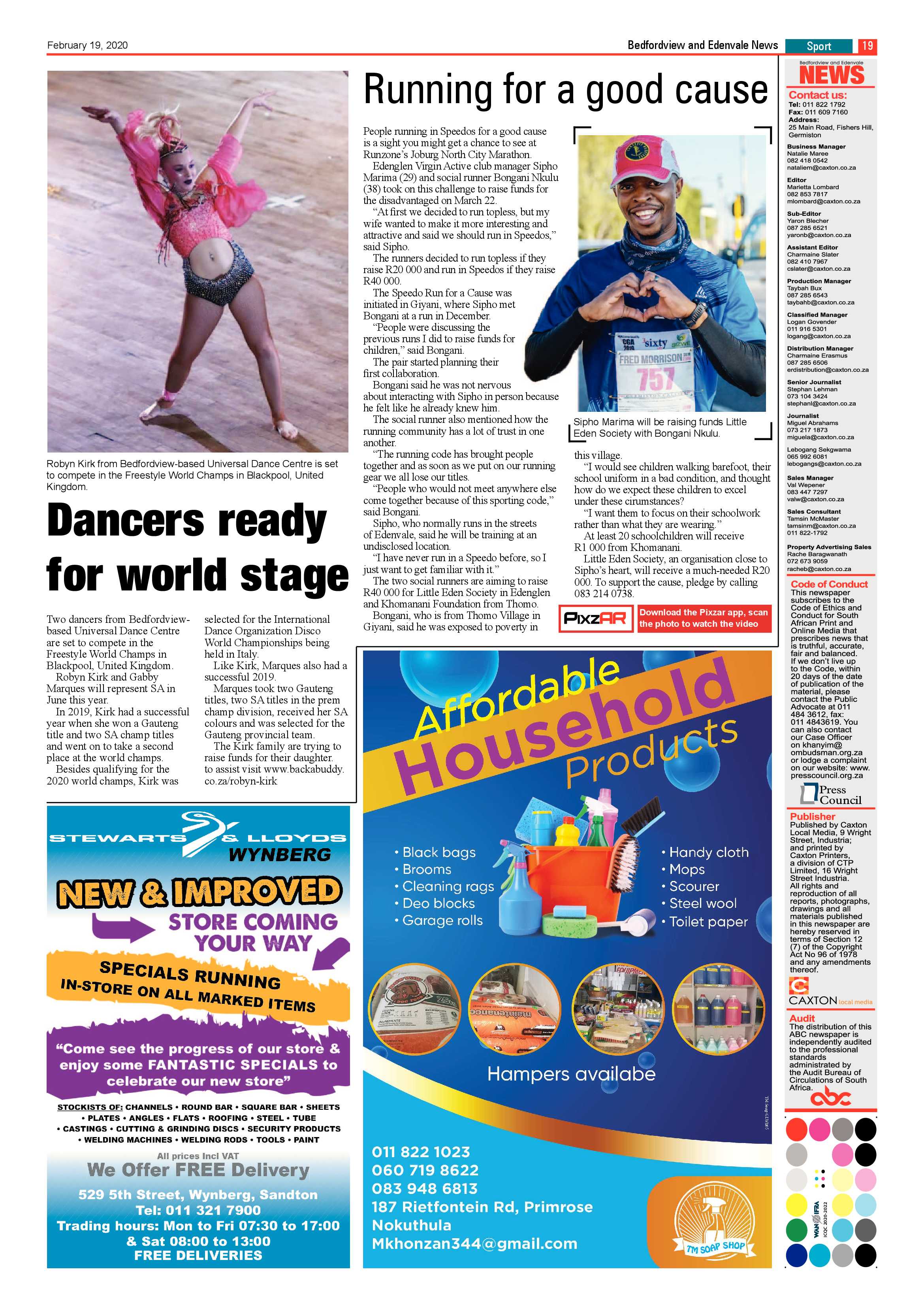 Bedfordview and Edenvale News 19 February 2020 page 19