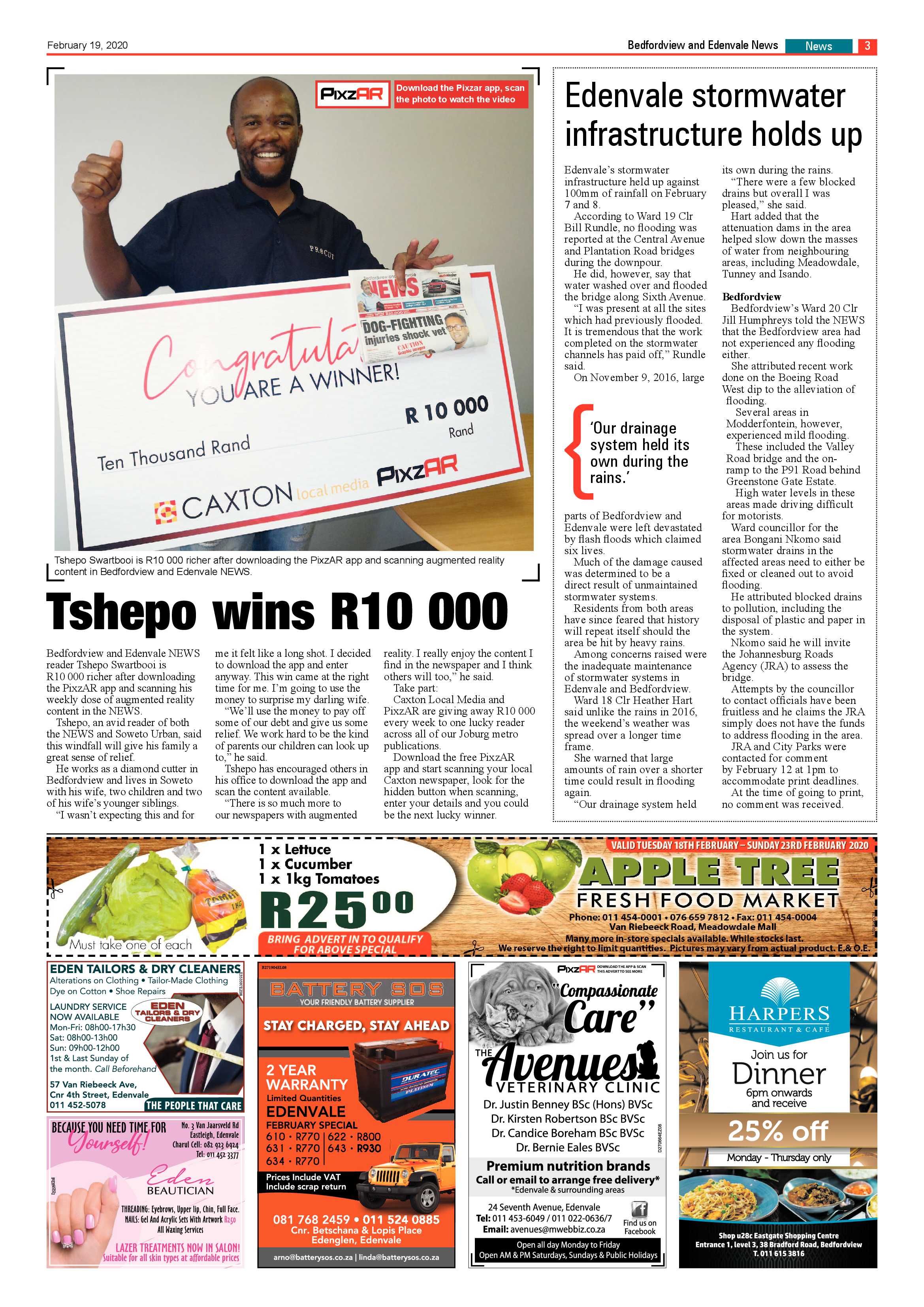 Bedfordview and Edenvale News 19 February 2020 page 3