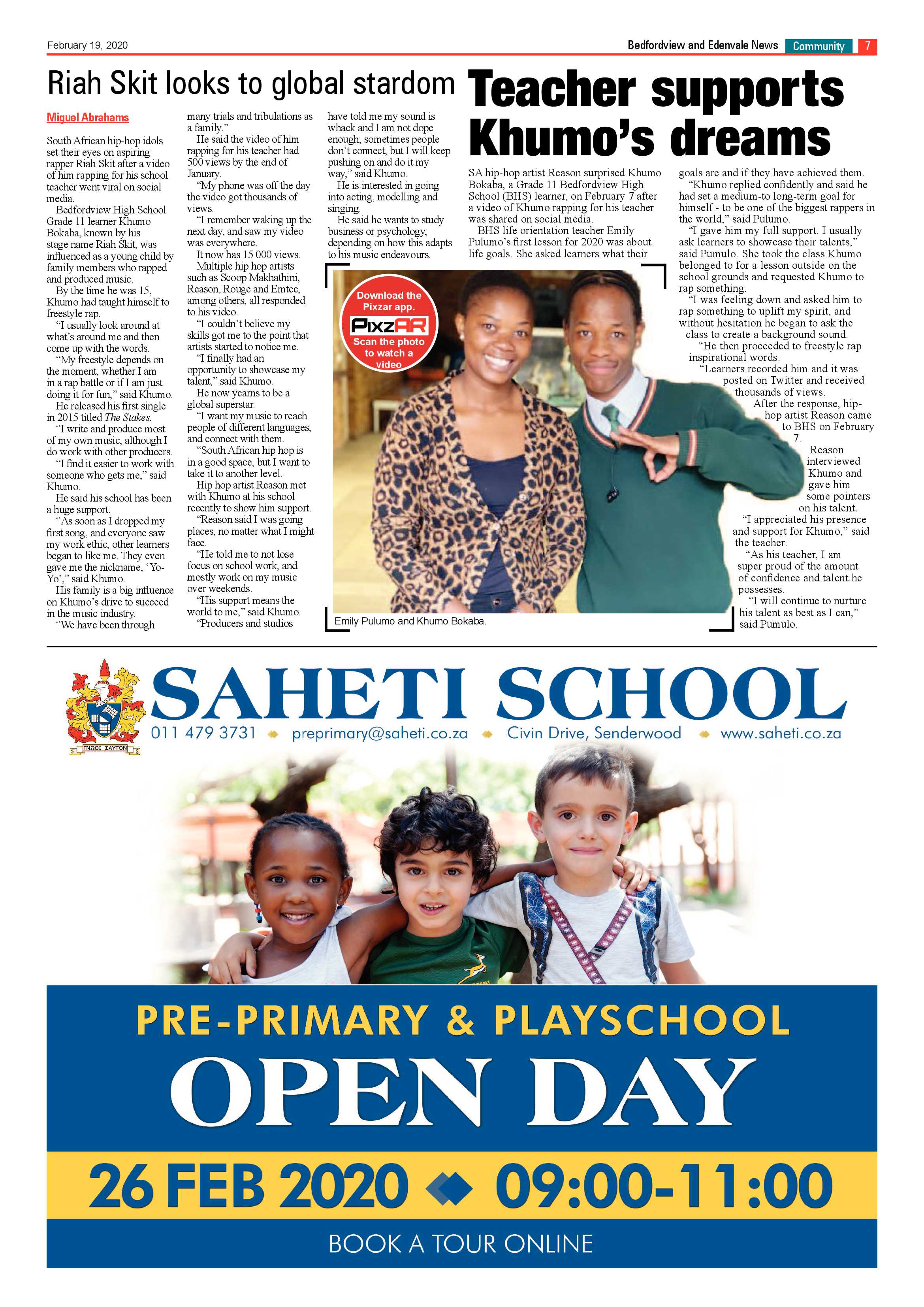 Bedfordview and Edenvale News 19 February 2020 page 7