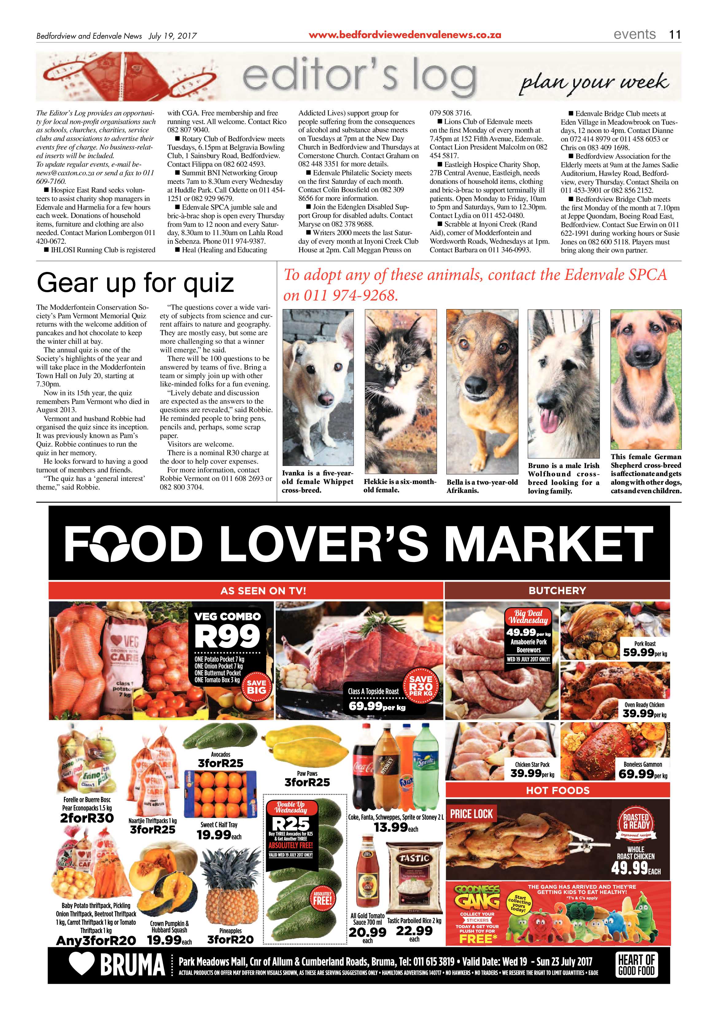 Bedfordview and Edenvale News 19 July 2017 page 11