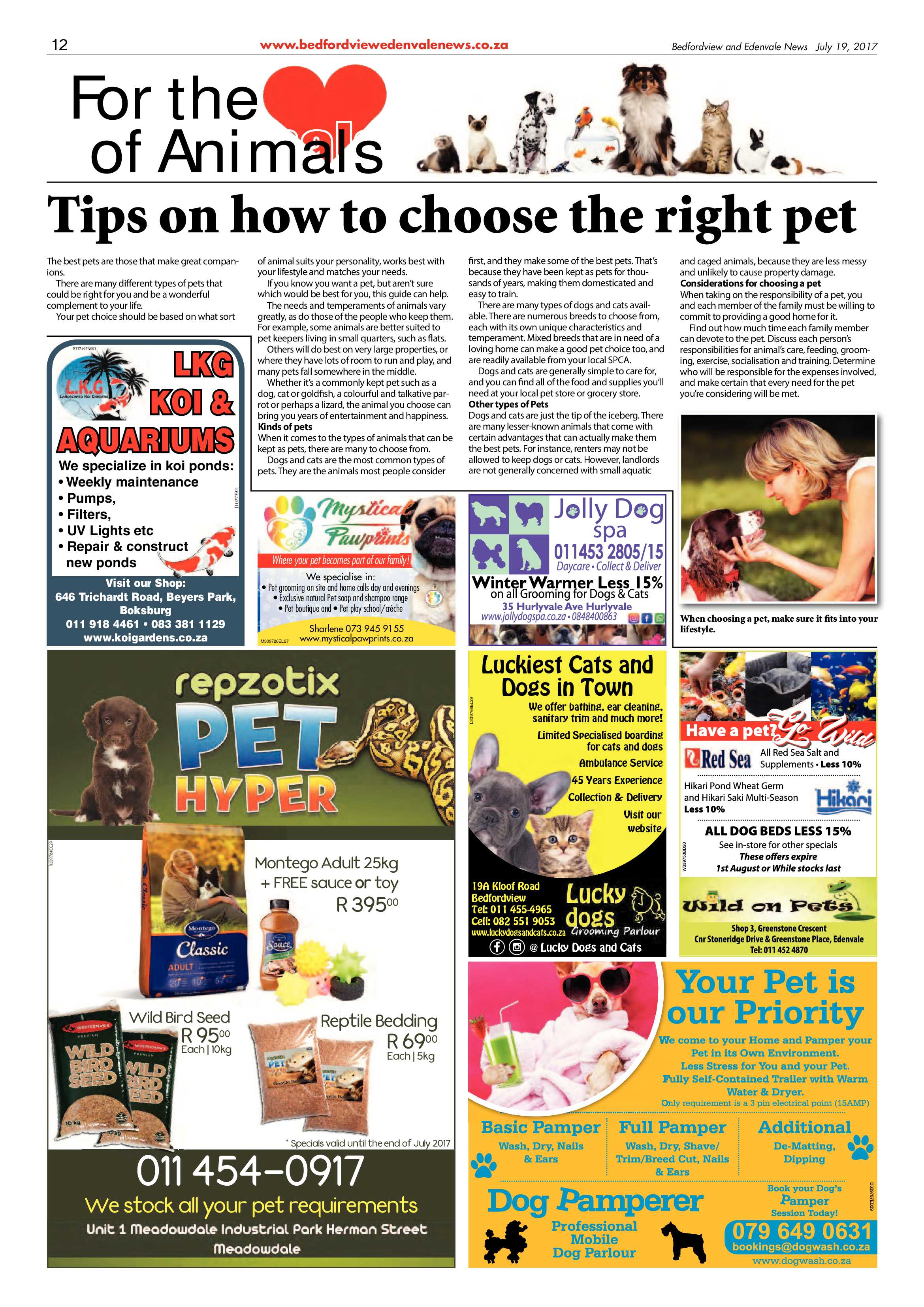 Bedfordview and Edenvale News 19 July 2017 page 12