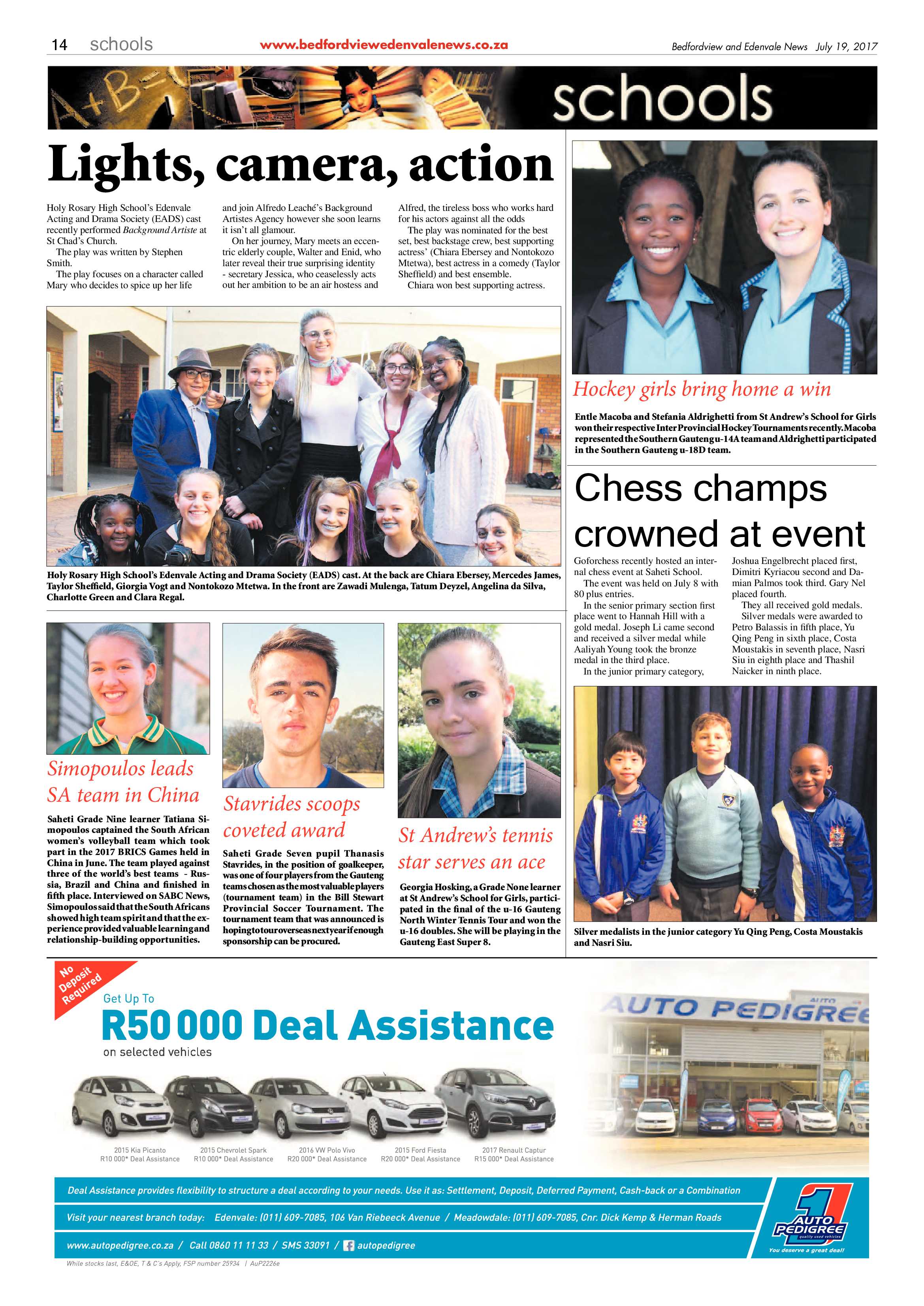 Bedfordview and Edenvale News 19 July 2017 page 14
