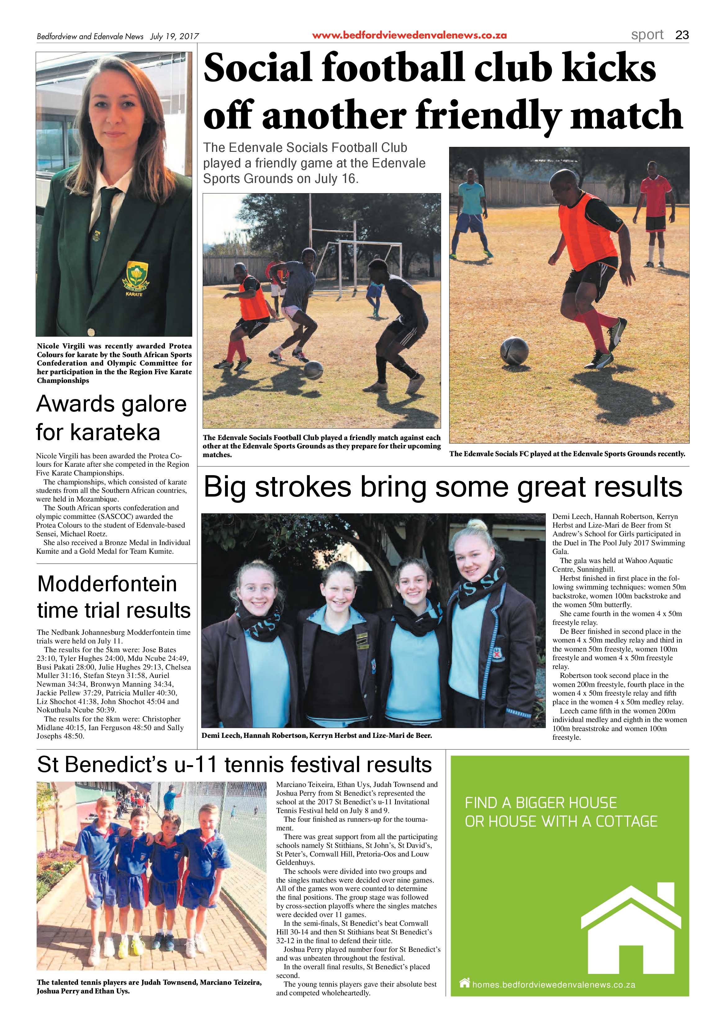 Bedfordview and Edenvale News 19 July 2017 page 23
