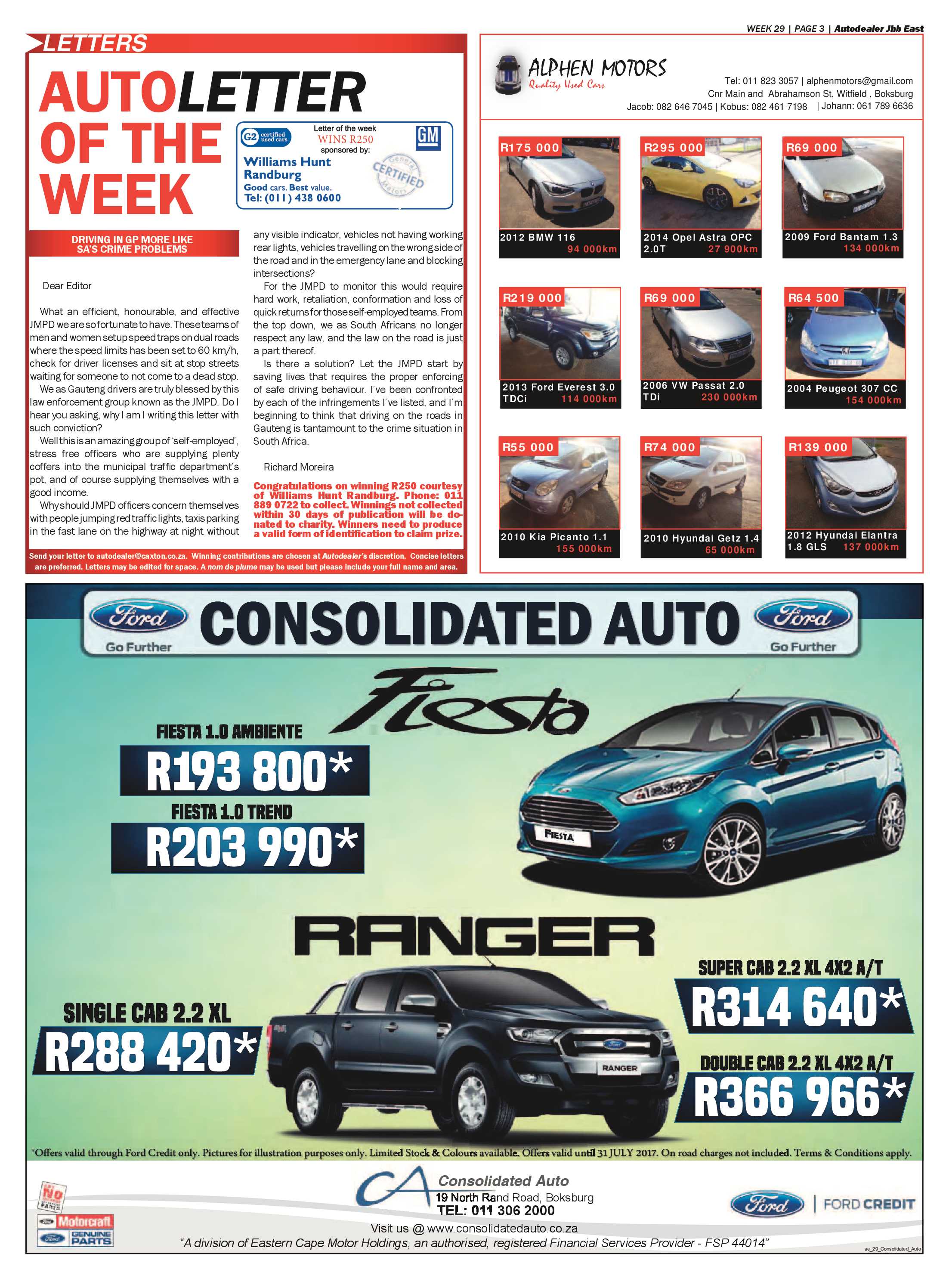 Bedfordview and Edenvale News 19 July 2017 page 27