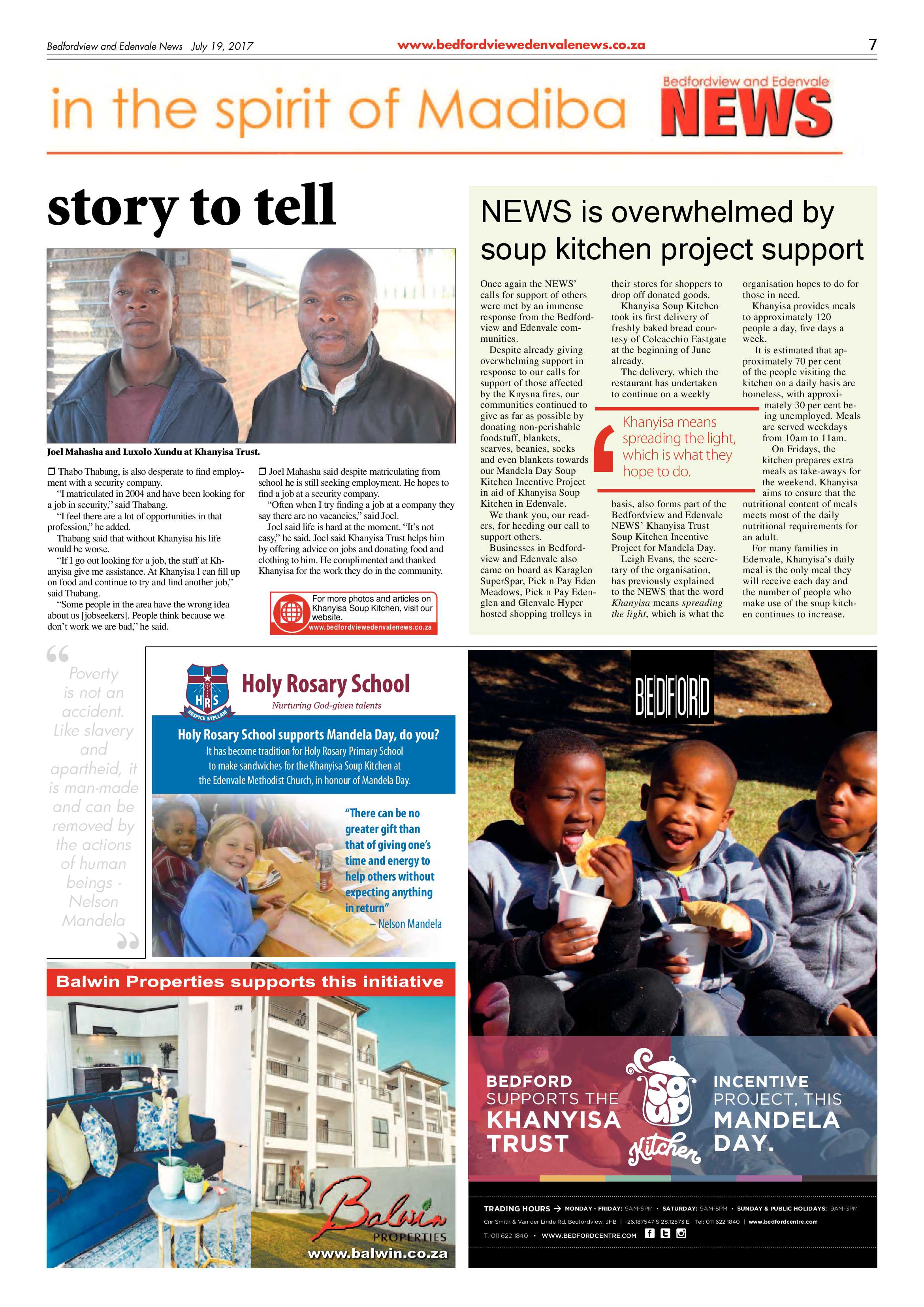 Bedfordview and Edenvale News 19 July 2017 page 7