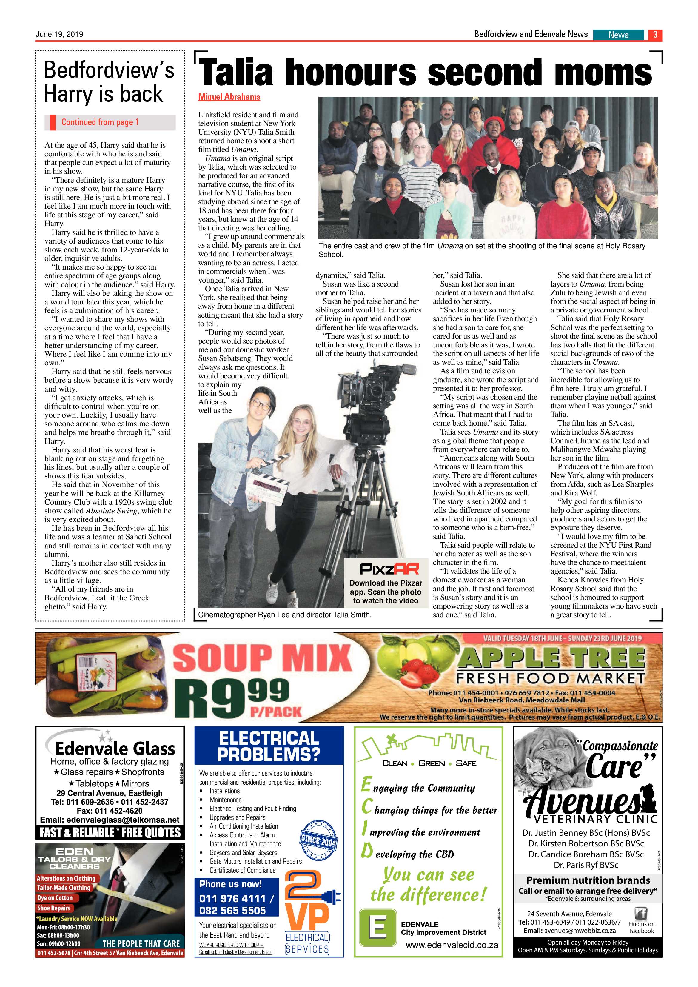 Bedfordview and Edenvale News 19 June 2019 page 3