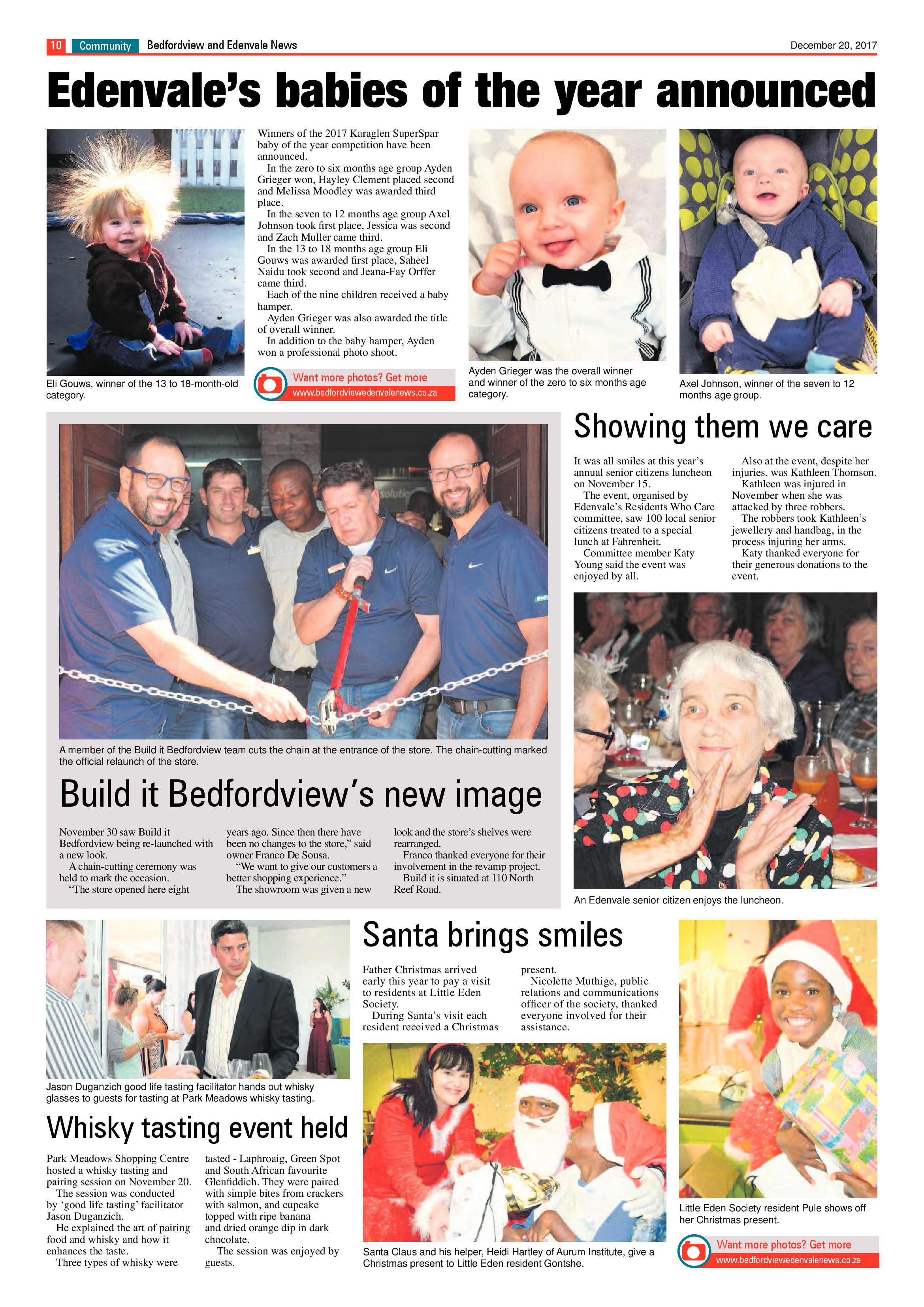 Bedfordview and Edenvale News 20 December 2017 page 10