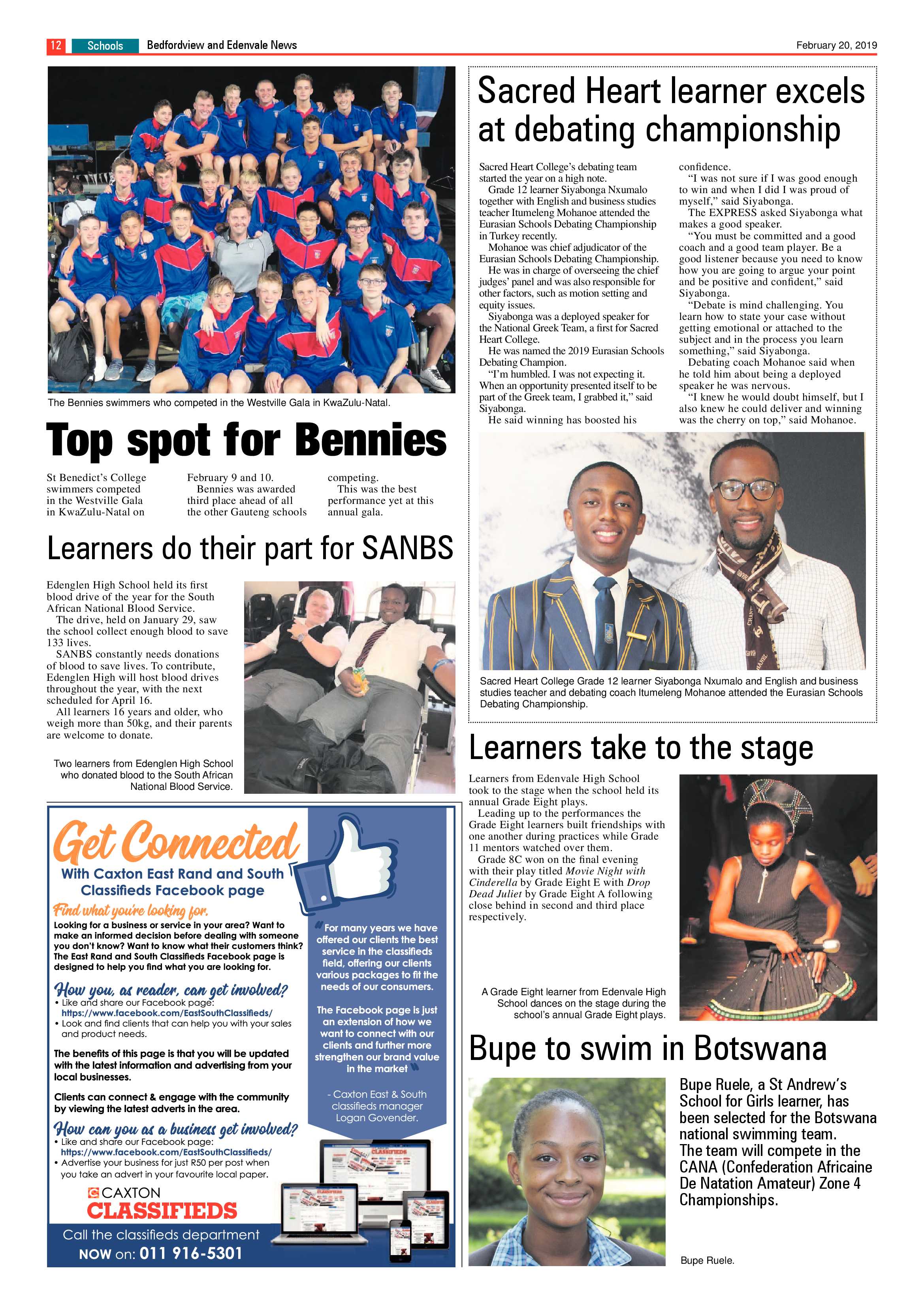 Bedfordview and Edenvale News 20 February 2019 page 12
