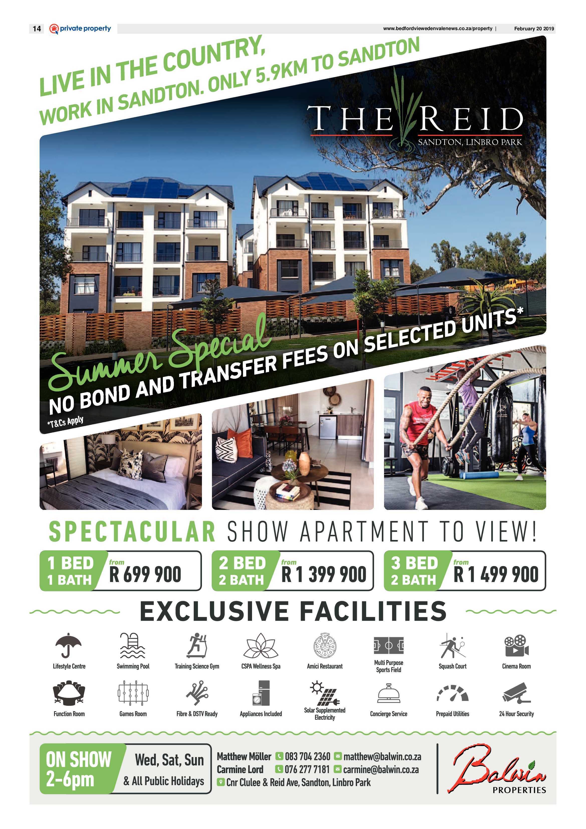 Bedfordview and Edenvale News 20 February 2019 page 14