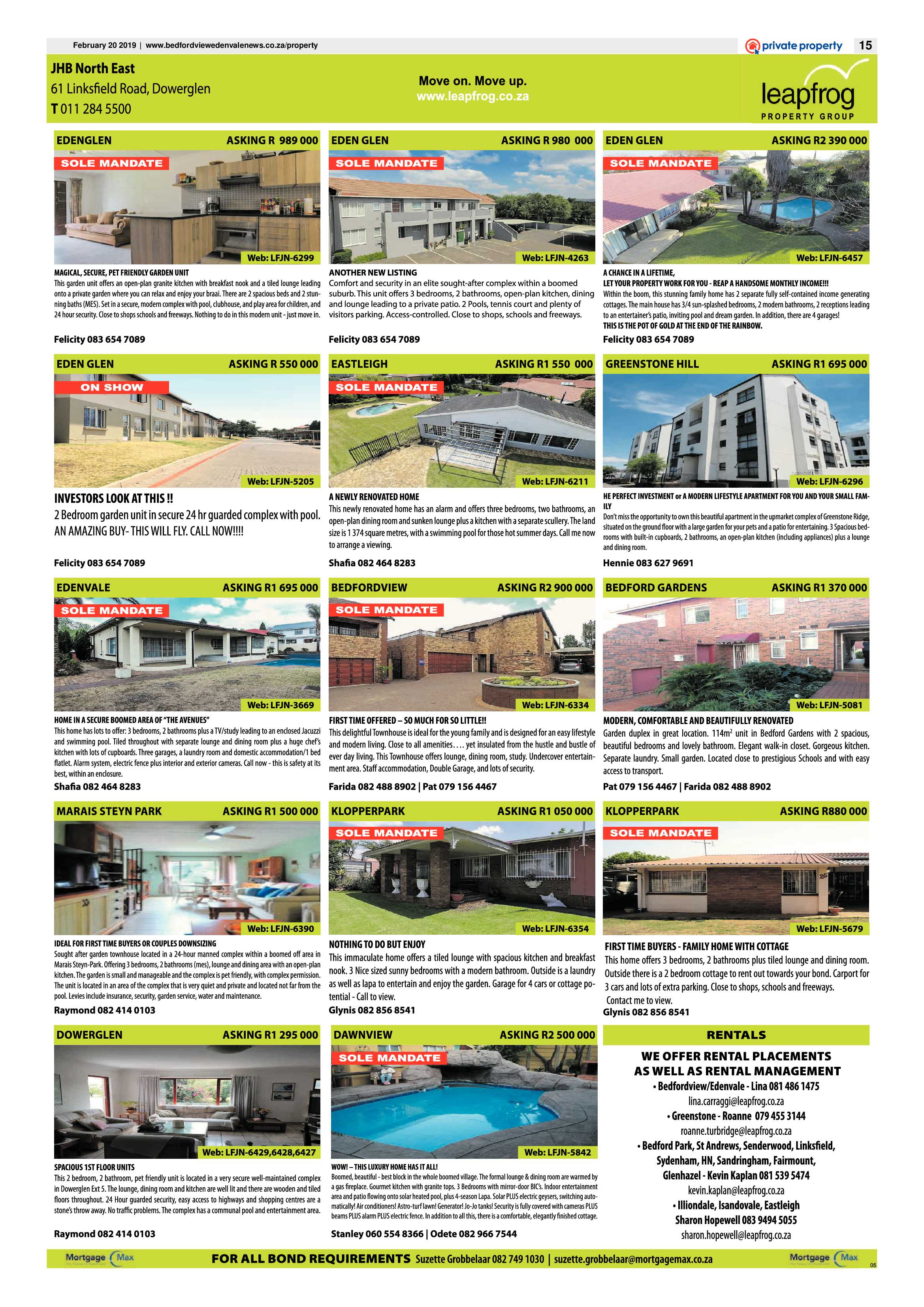 Bedfordview and Edenvale News 20 February 2019 page 15