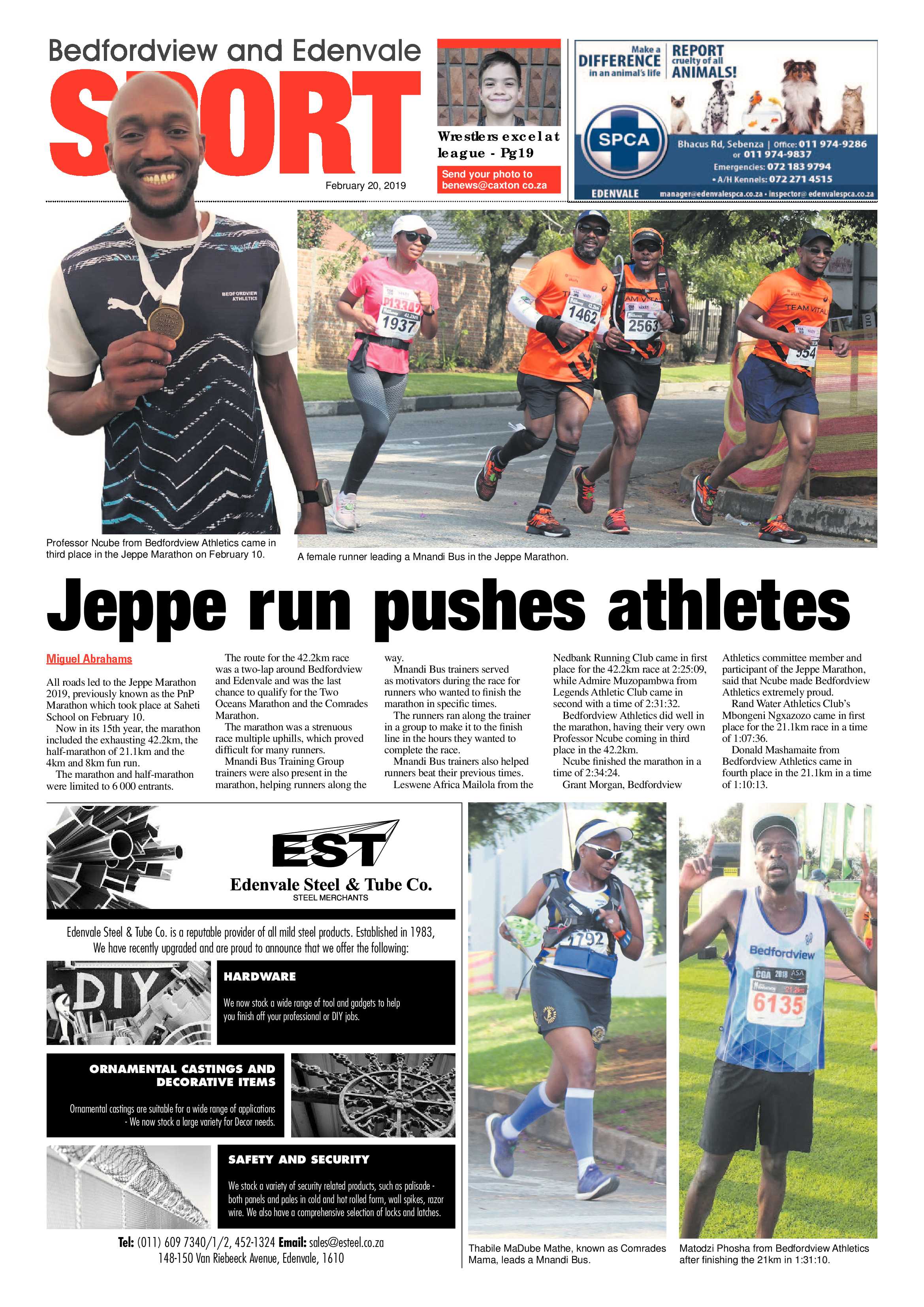 Bedfordview and Edenvale News 20 February 2019 page 20