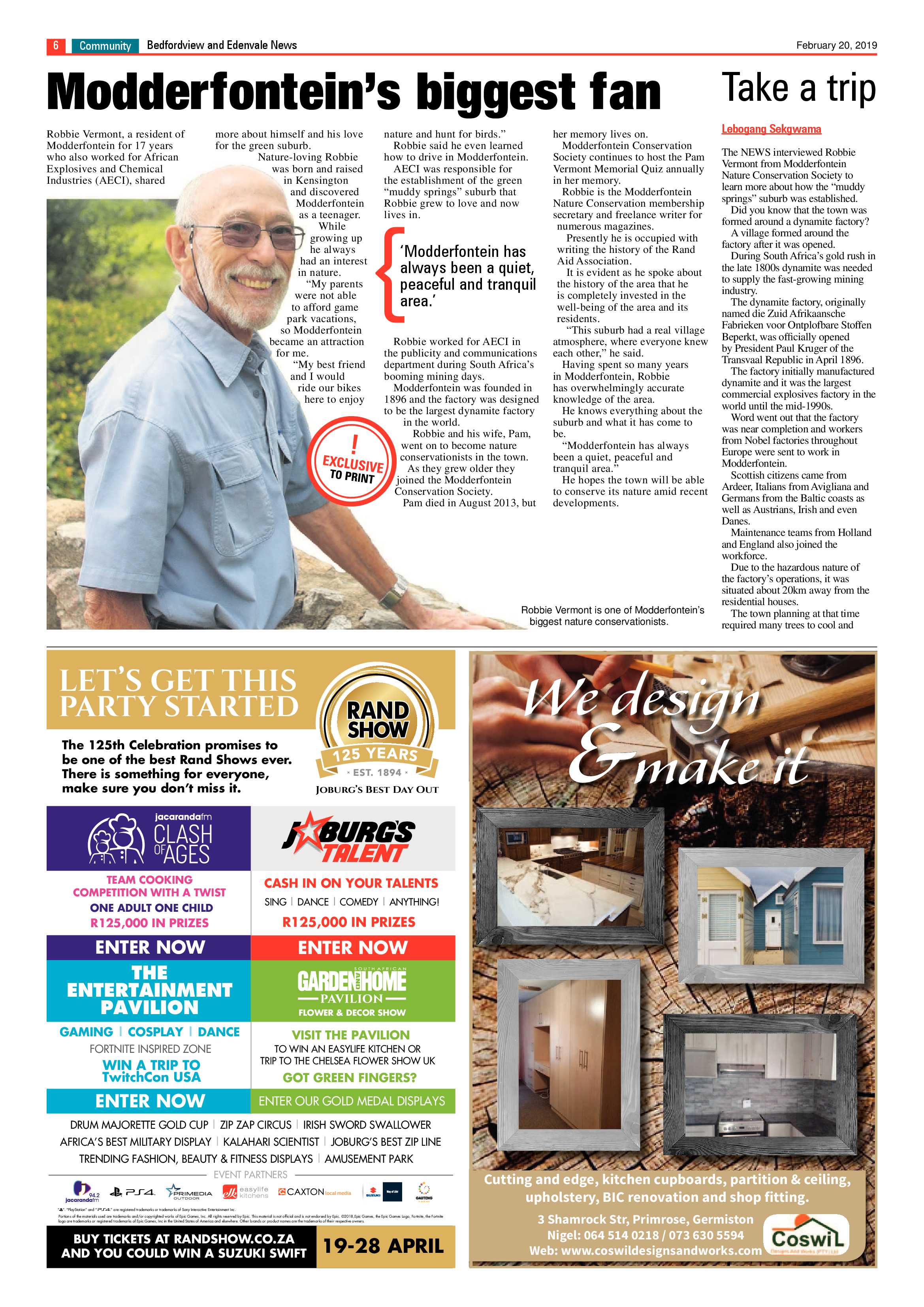 Bedfordview and Edenvale News 20 February 2019 page 6