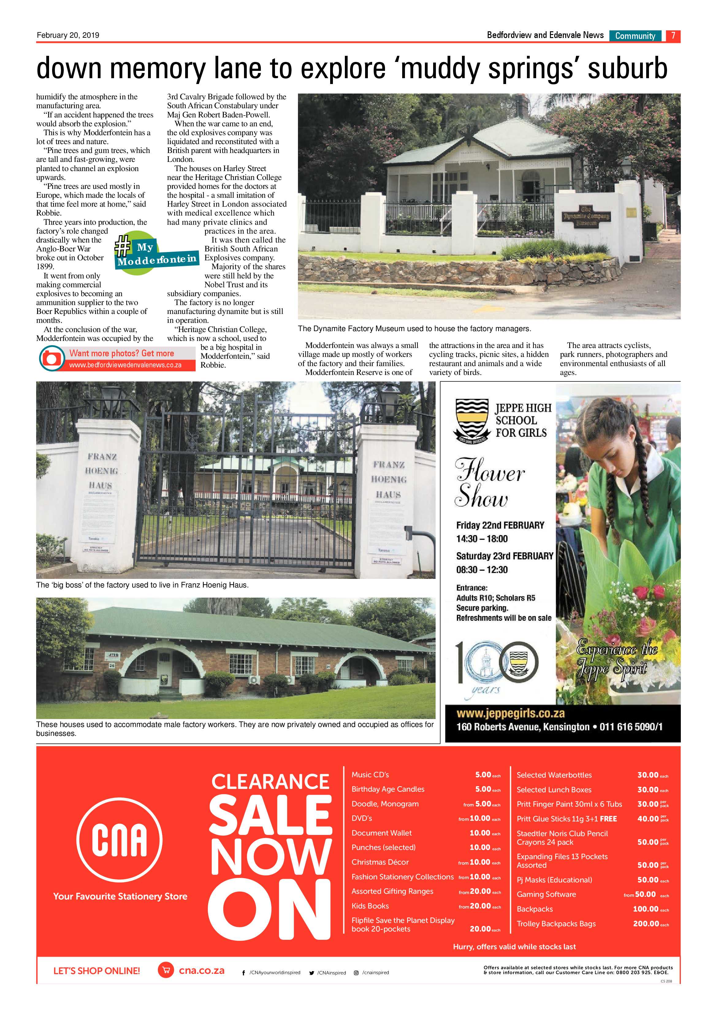 Bedfordview and Edenvale News 20 February 2019 page 7