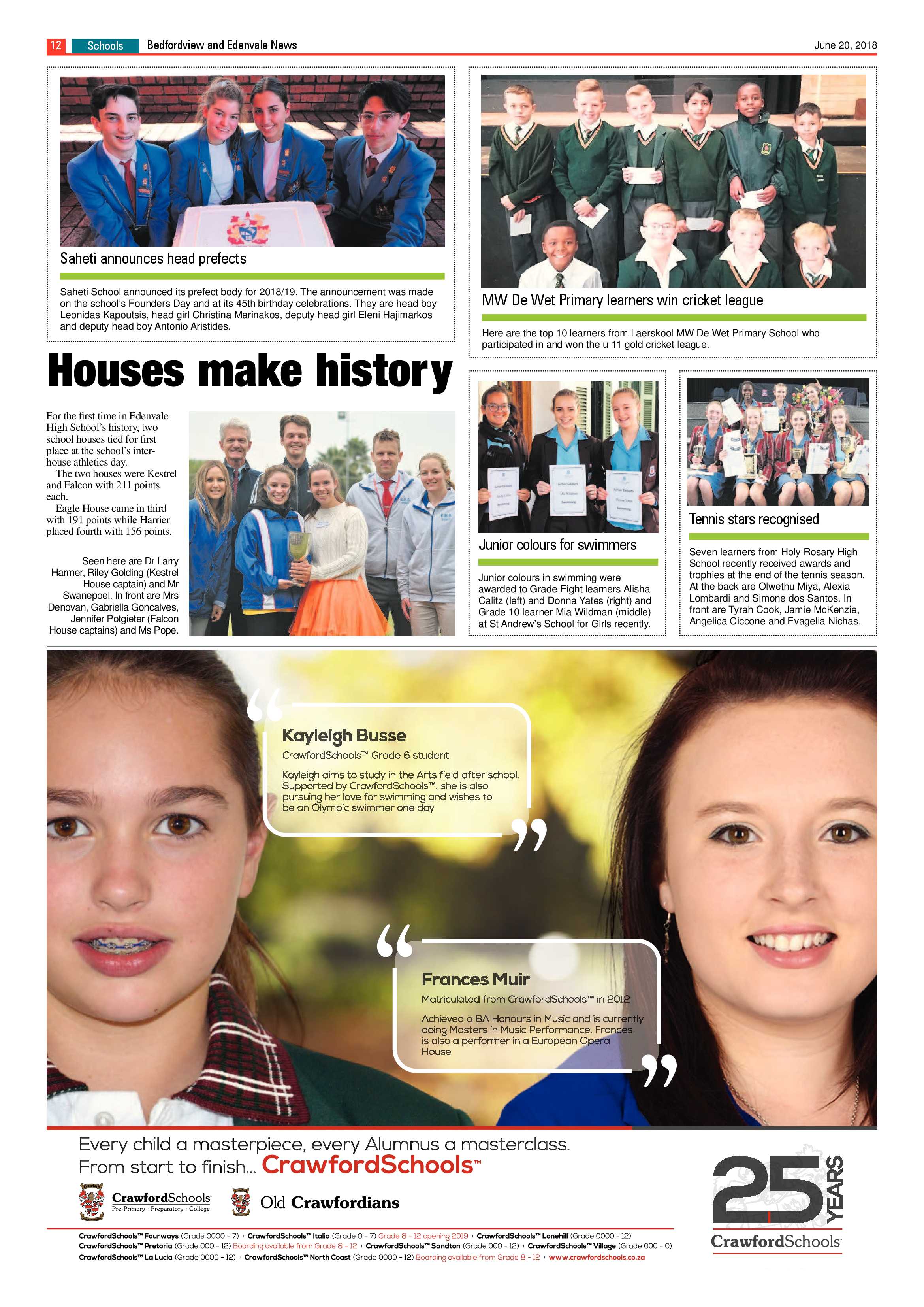 Bedfordview and Edenvale News 20 June 2018 page 12
