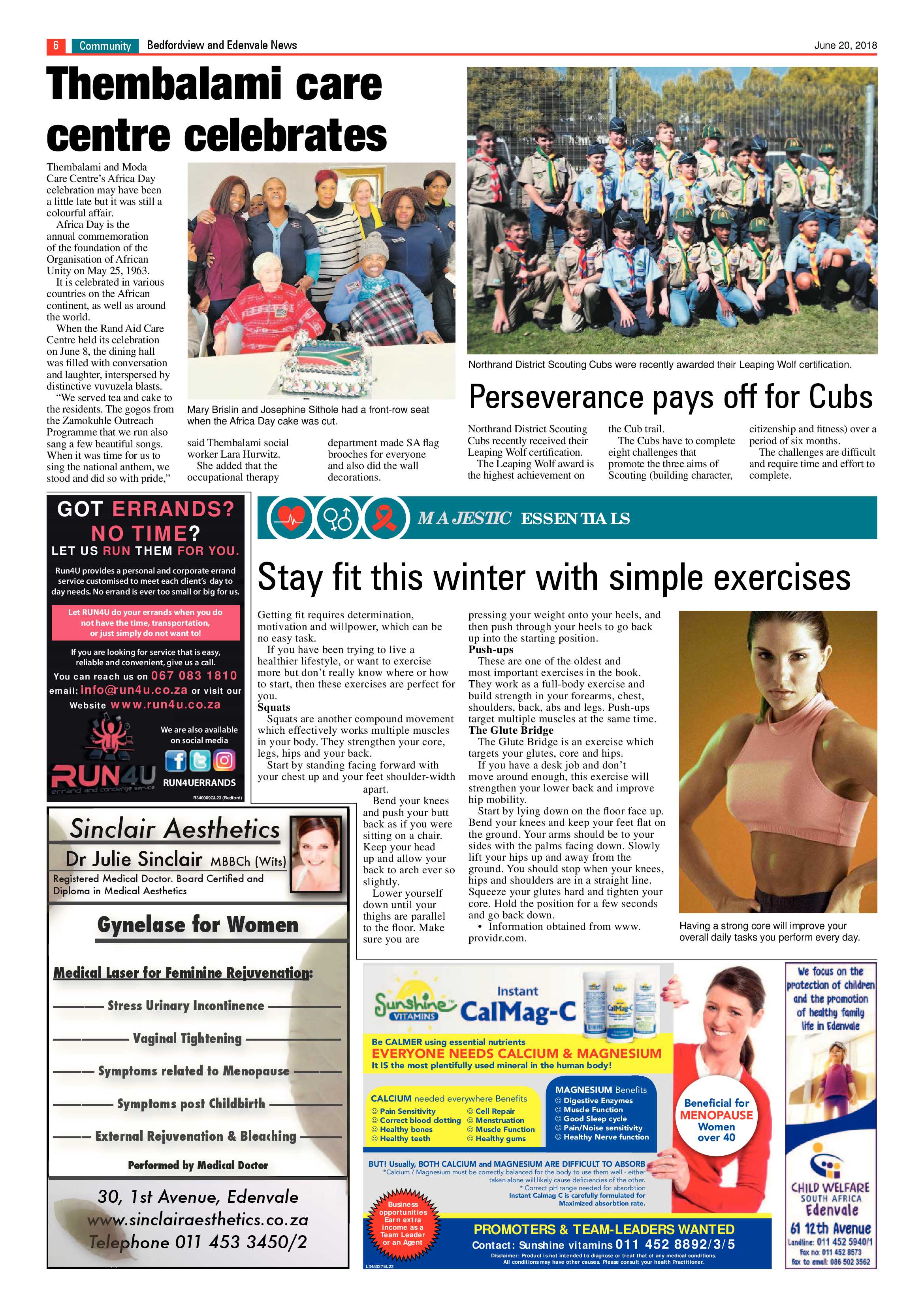 Bedfordview and Edenvale News 20 June 2018 page 6