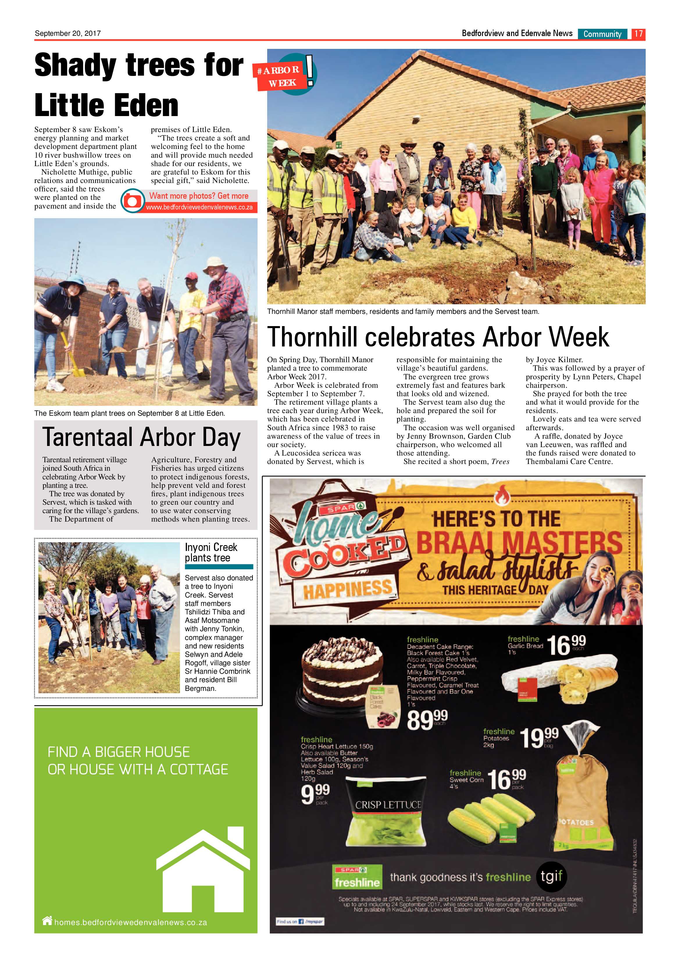 Bedfordview and Edenvale News 20 September 2017 page 17