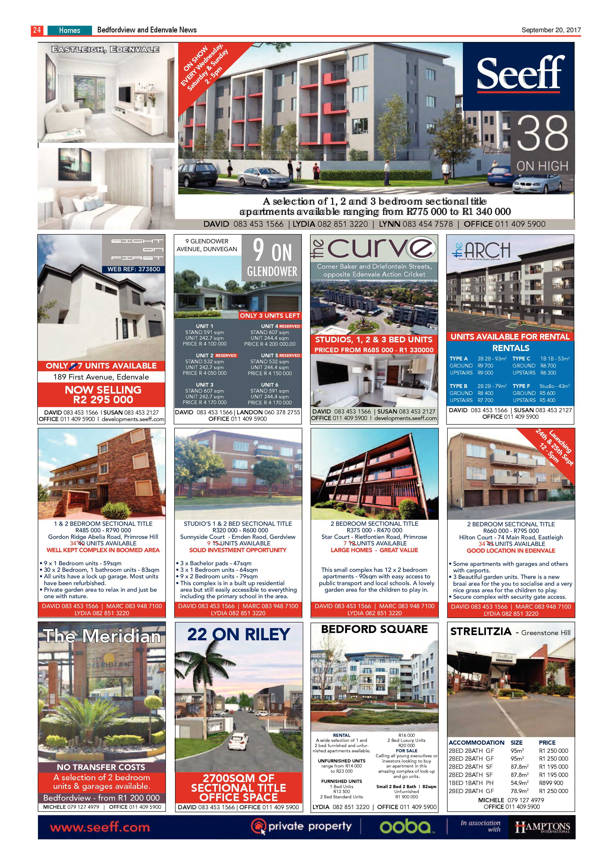 Bedfordview and Edenvale News 20 September 2017 page 24