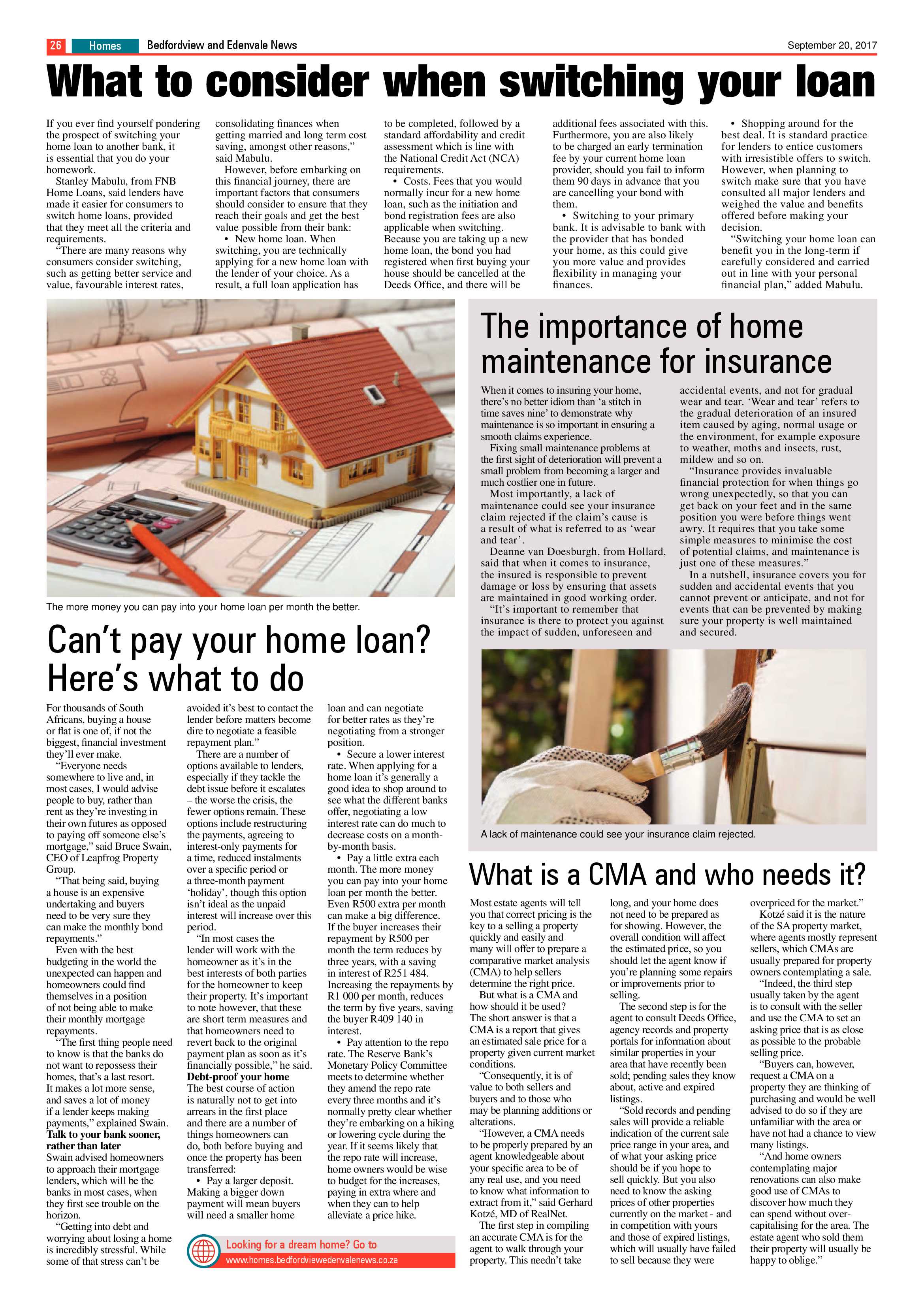 Bedfordview and Edenvale News 20 September 2017 page 26