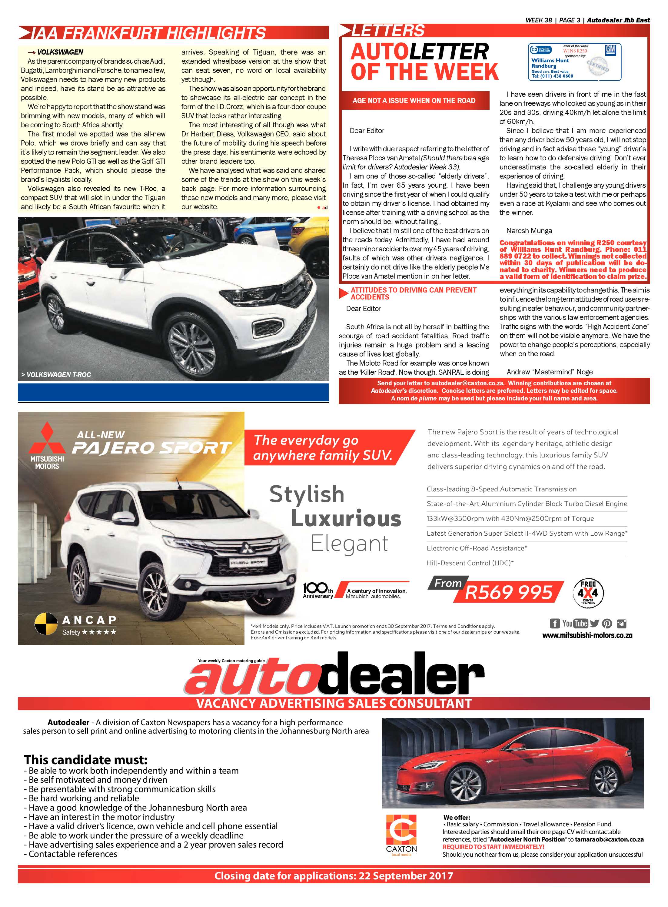Bedfordview and Edenvale News 20 September 2017 page 35