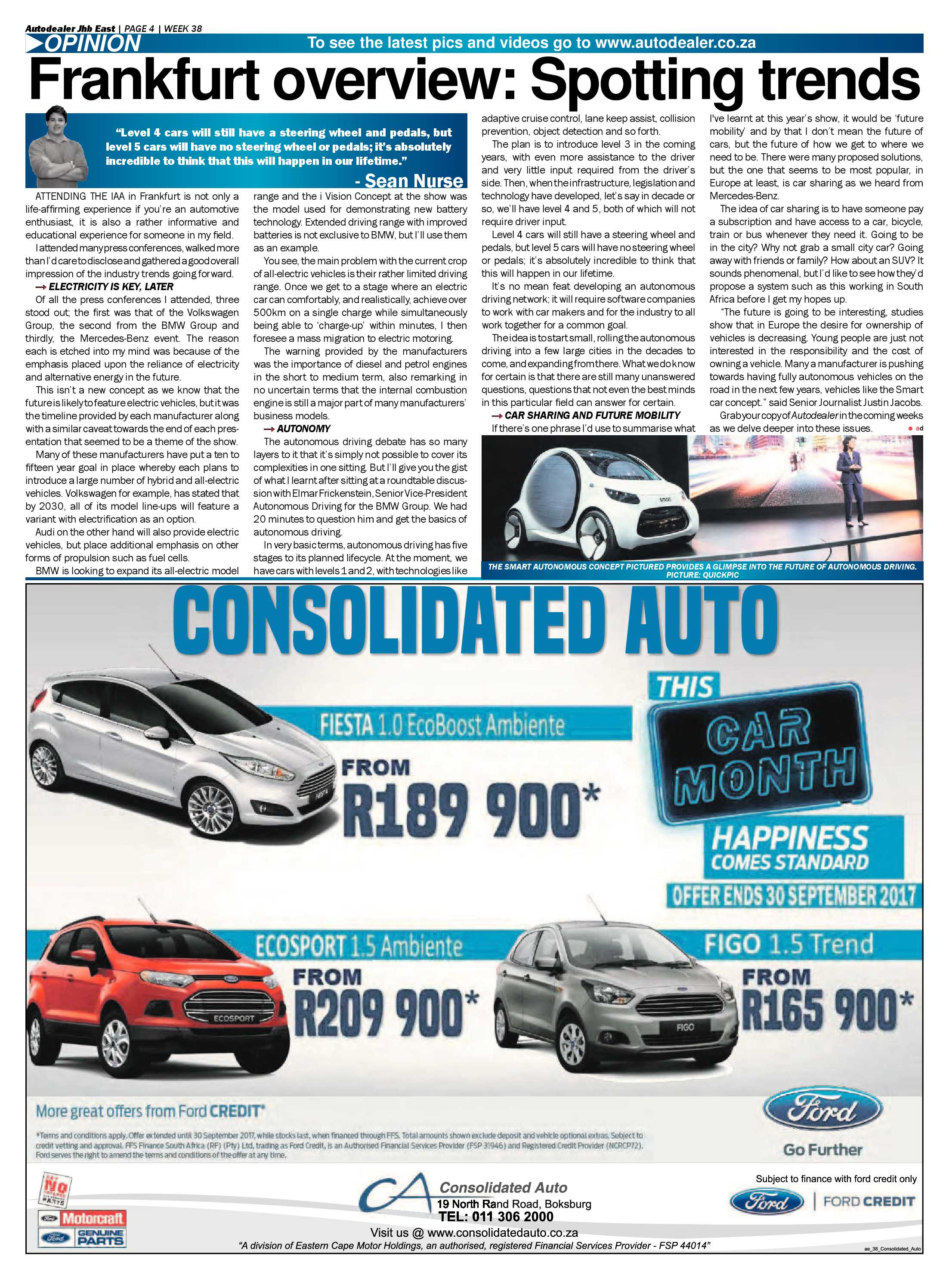 Bedfordview and Edenvale News 20 September 2017 page 36