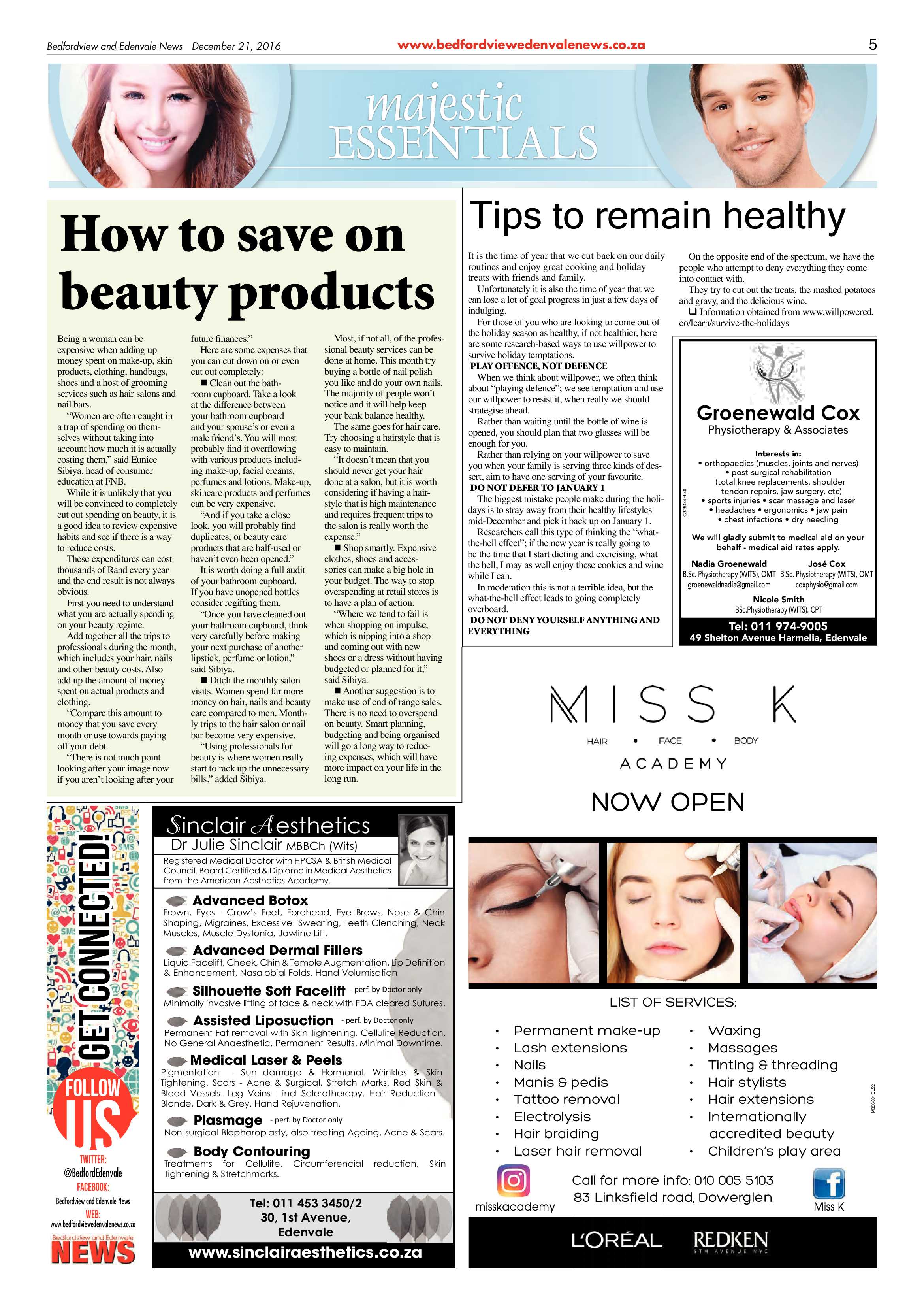 Bedfordview and Edenvale News 21 December 2016 page 5